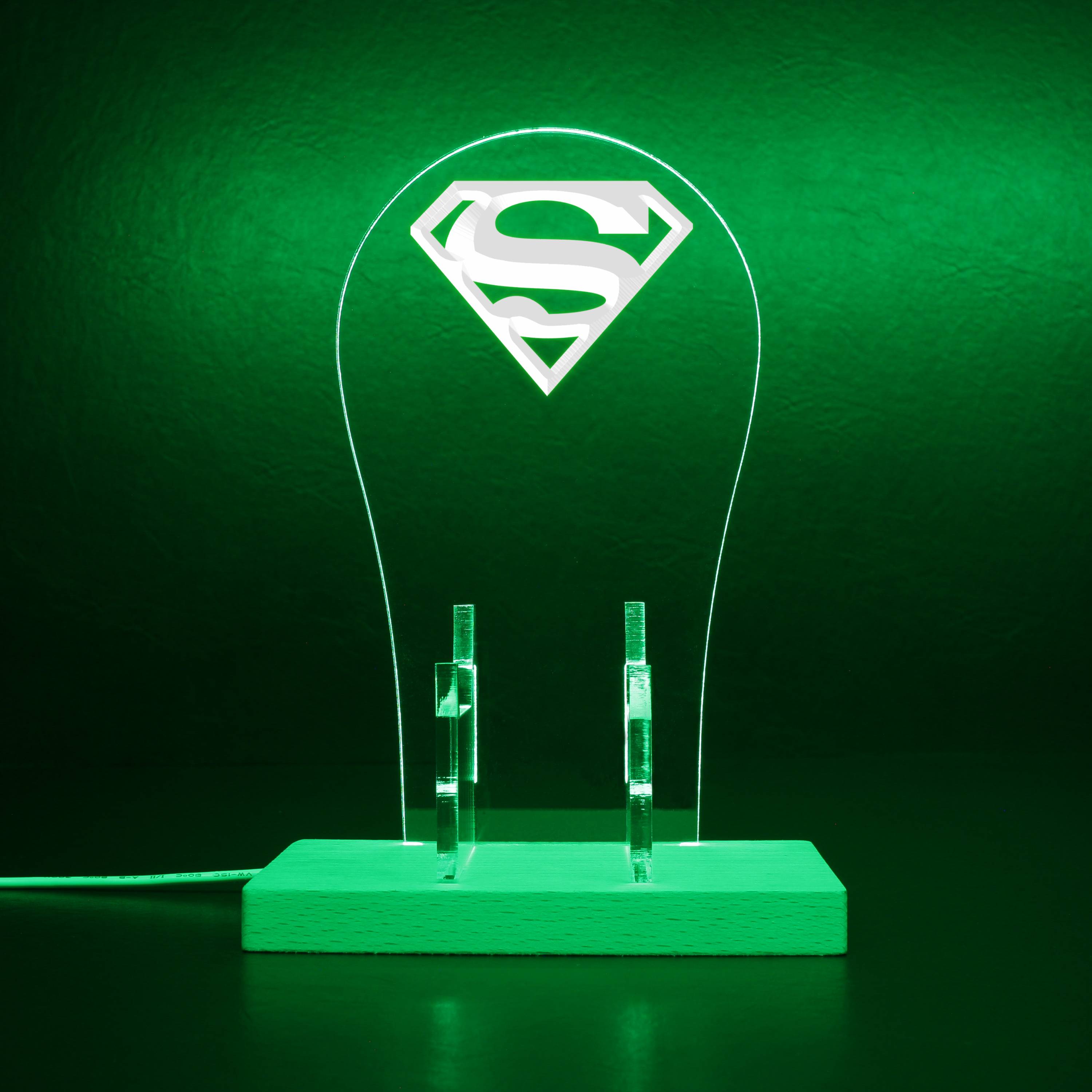 Superman LED Gaming Headset Controller Stand