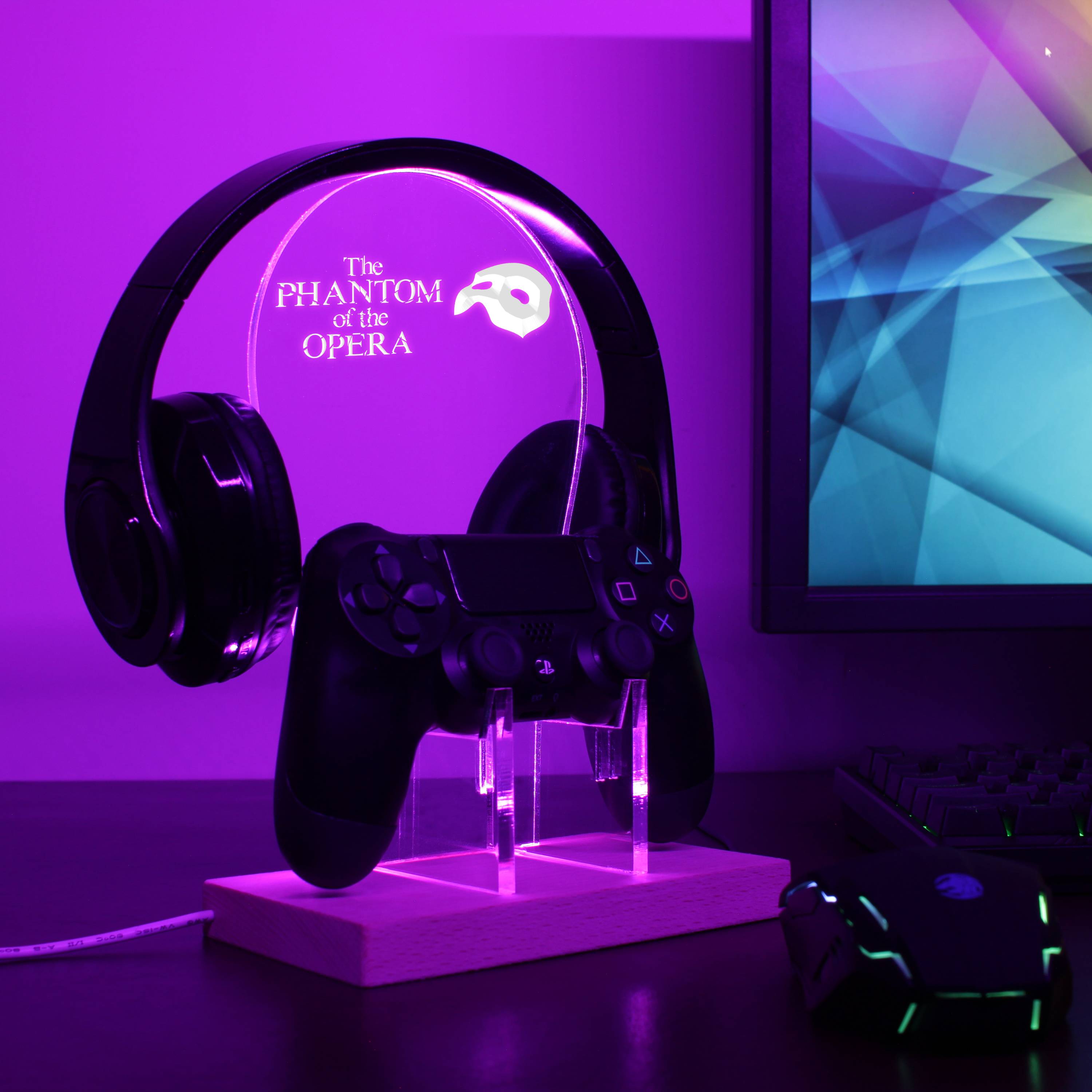 Phantom Movie LED Gaming Headset Controller Stand