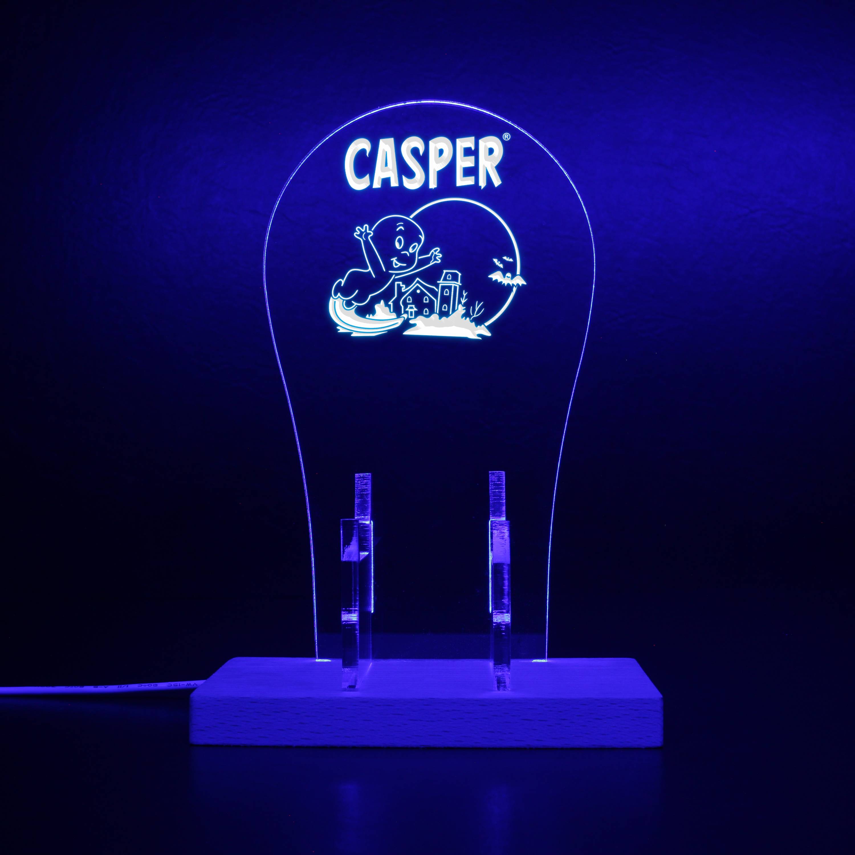 Casper The Friendly Ghost LED Gaming Headset Controller Stand