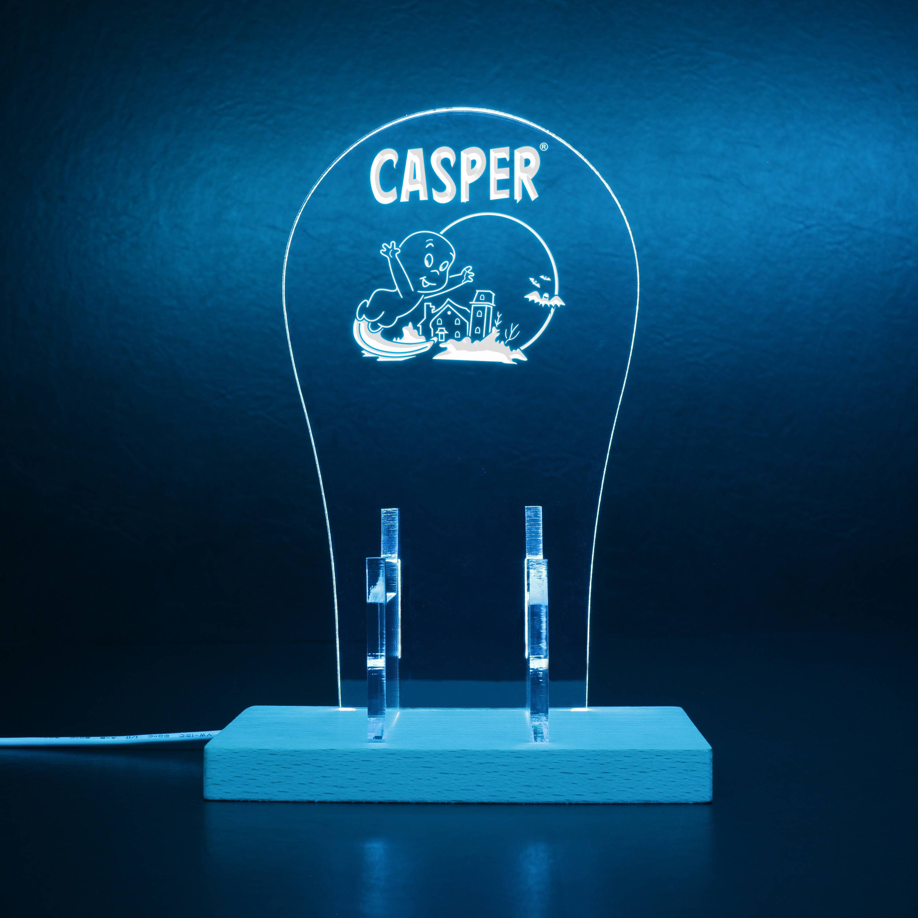 Casper The Friendly Ghost LED Gaming Headset Controller Stand