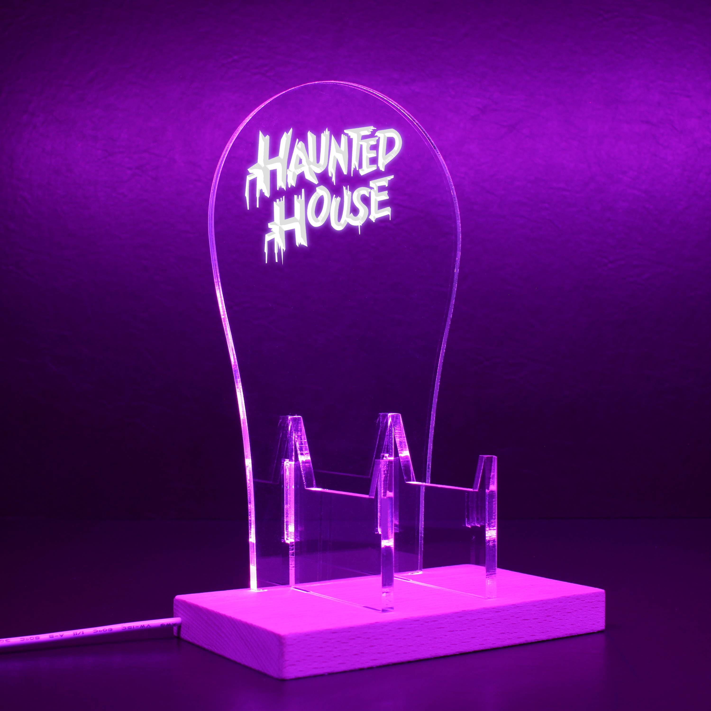 Haunted House LED Gaming Headset Controller Stand