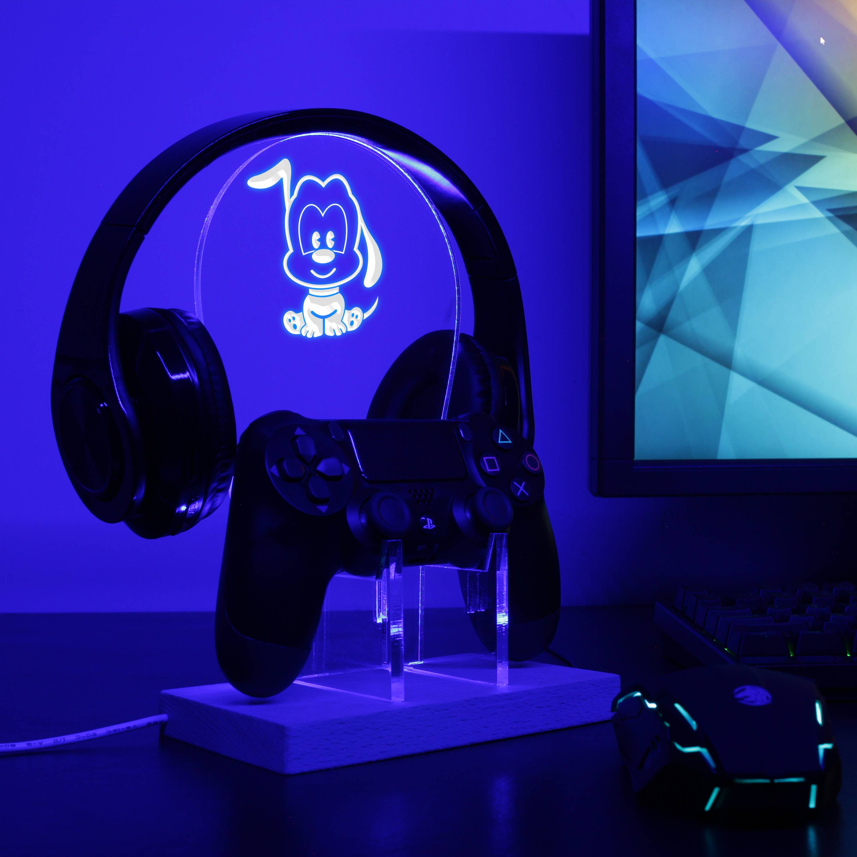 Pluto  LED Gaming Headset Controller Stand