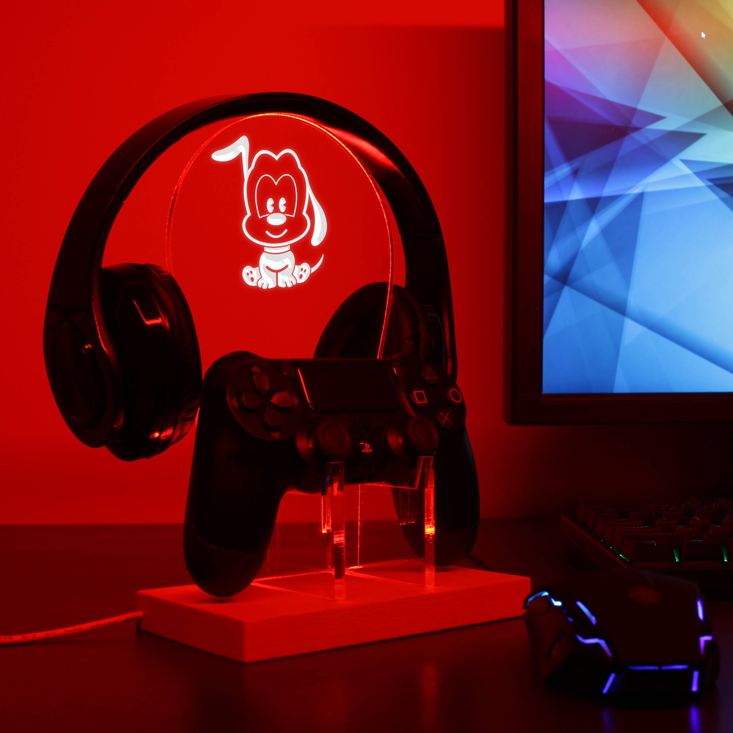 Pluto  LED Gaming Headset Controller Stand