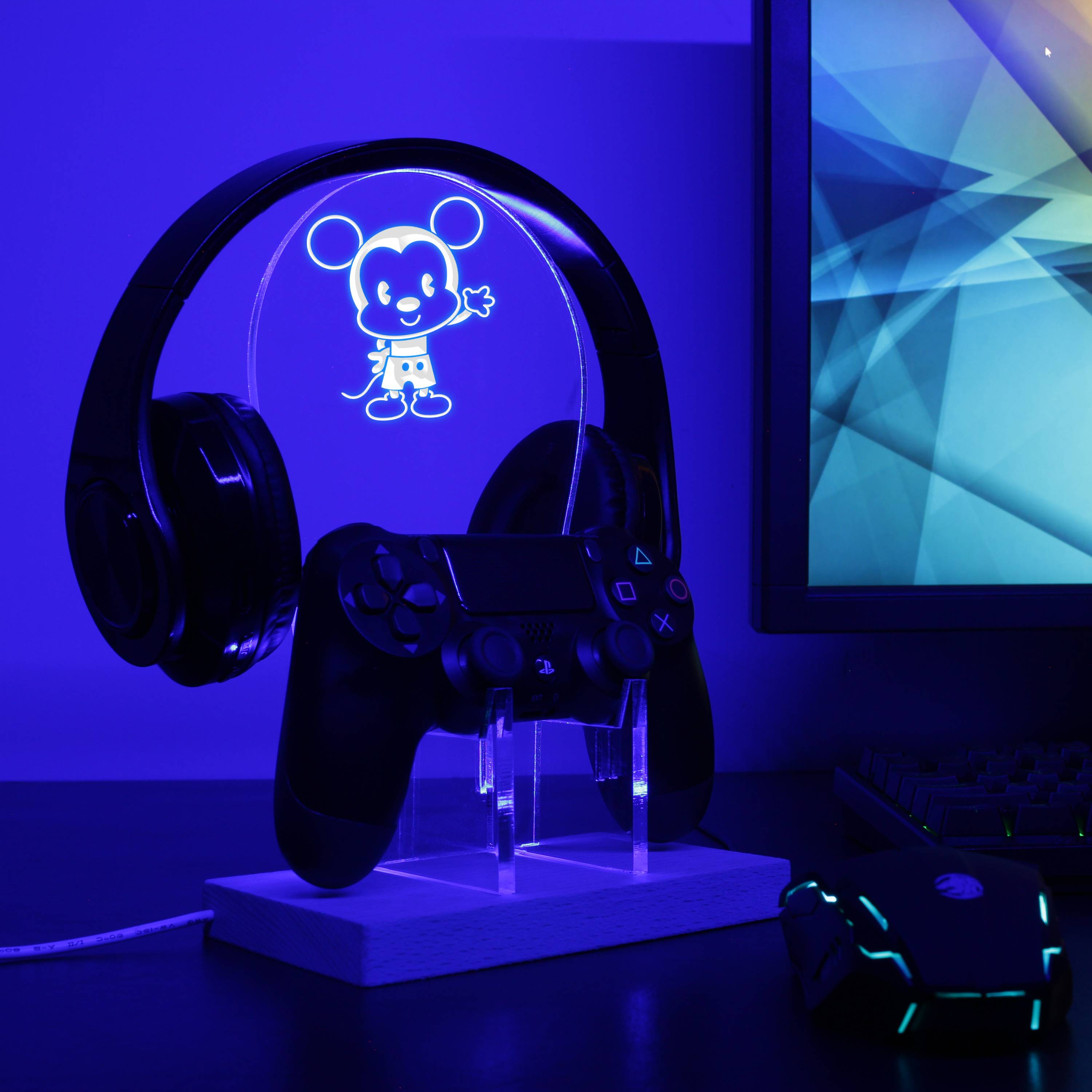 Mickey LED Gaming Headset Controller Stand