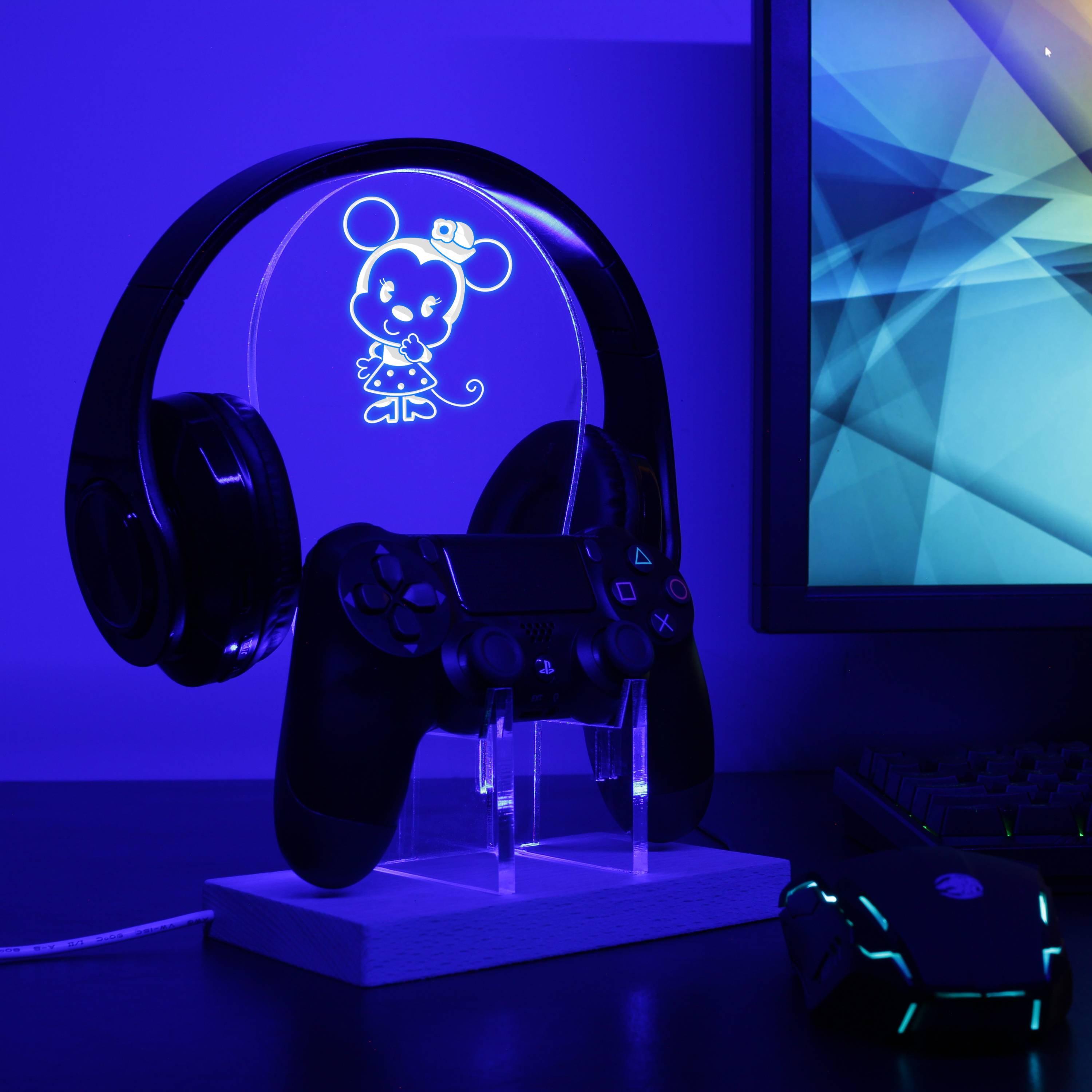 Mini Mouse LED Gaming Headset Controller Stand