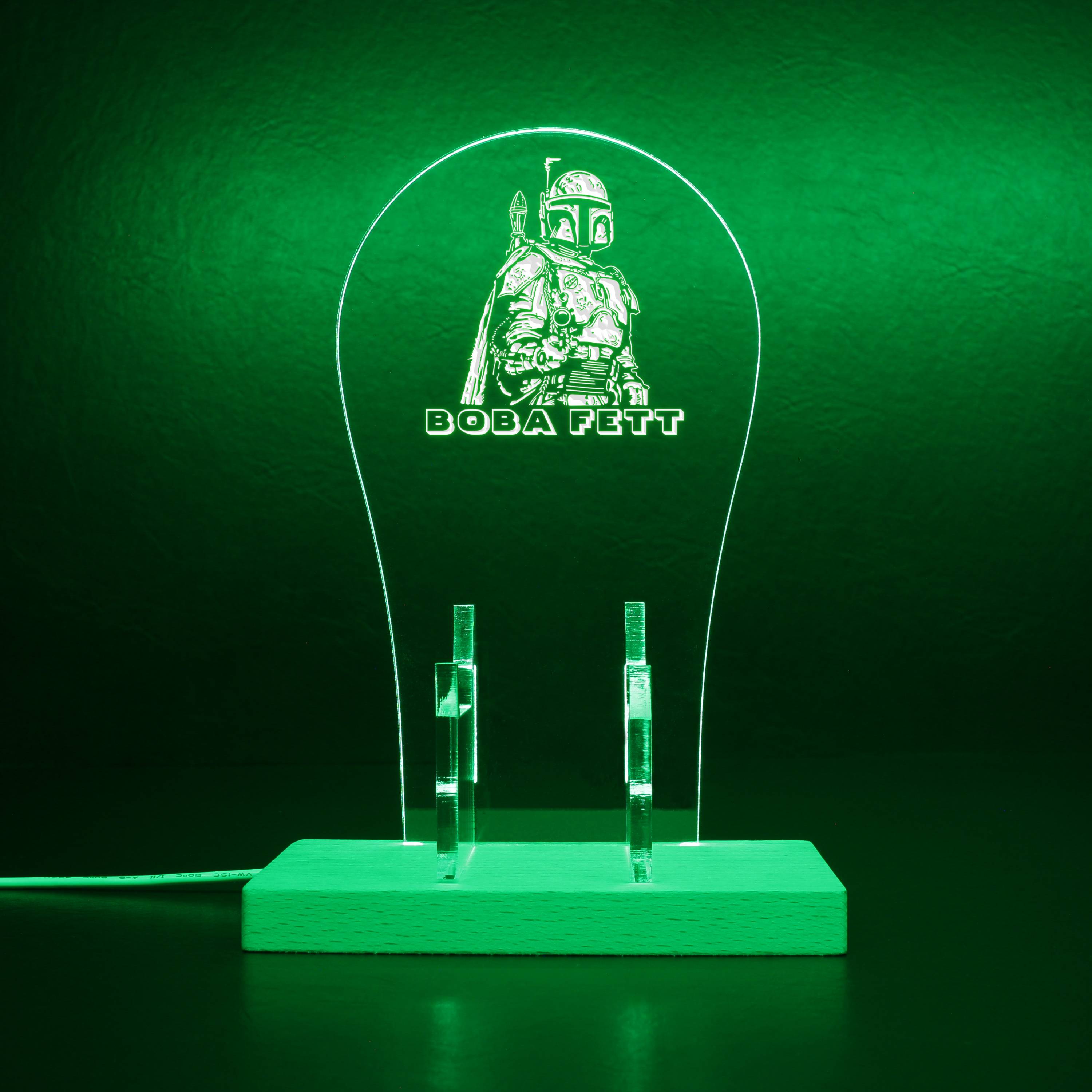 Boba Fett 2 LED Gaming Headset Controller Stand