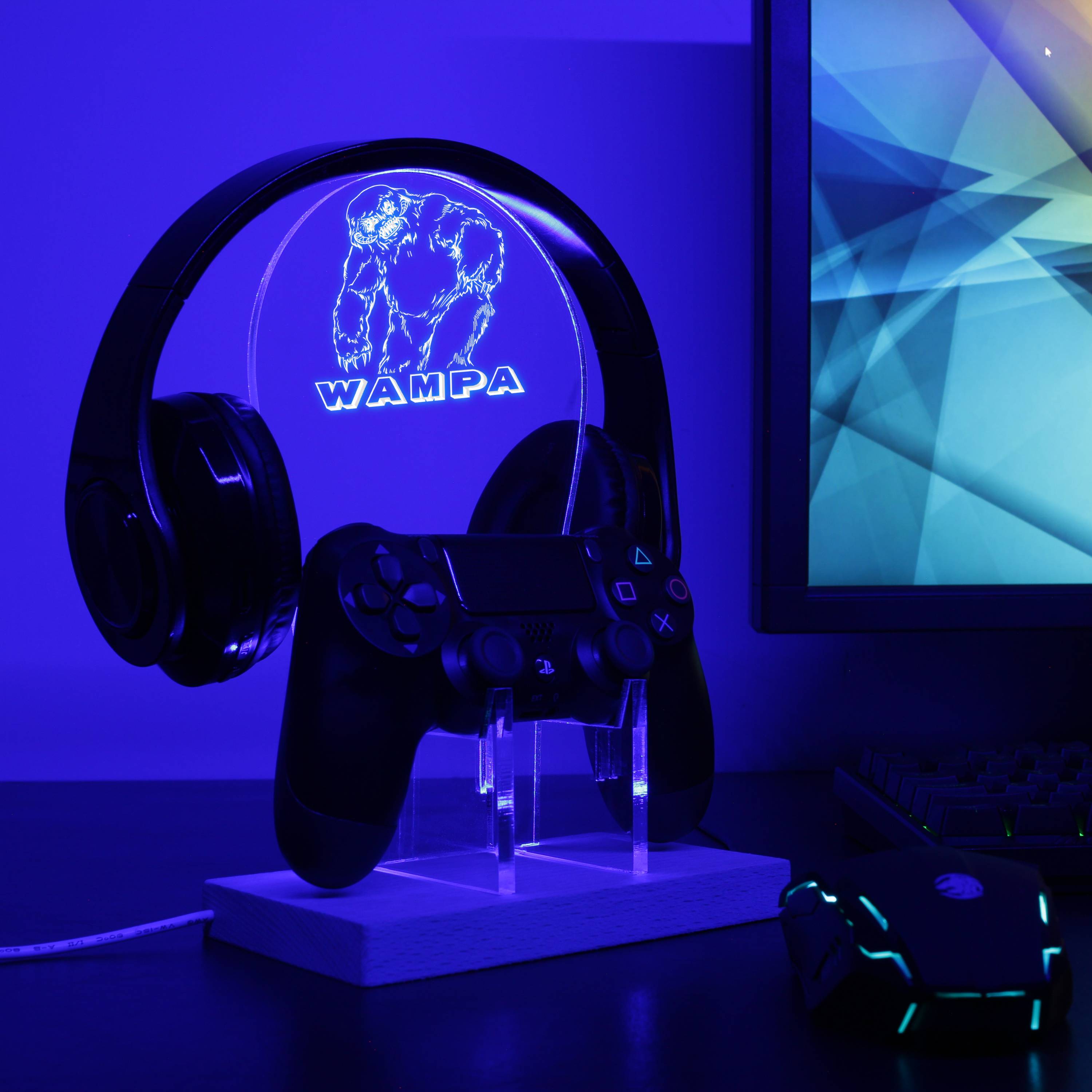 Wampa LED Gaming Headset Controller Stand