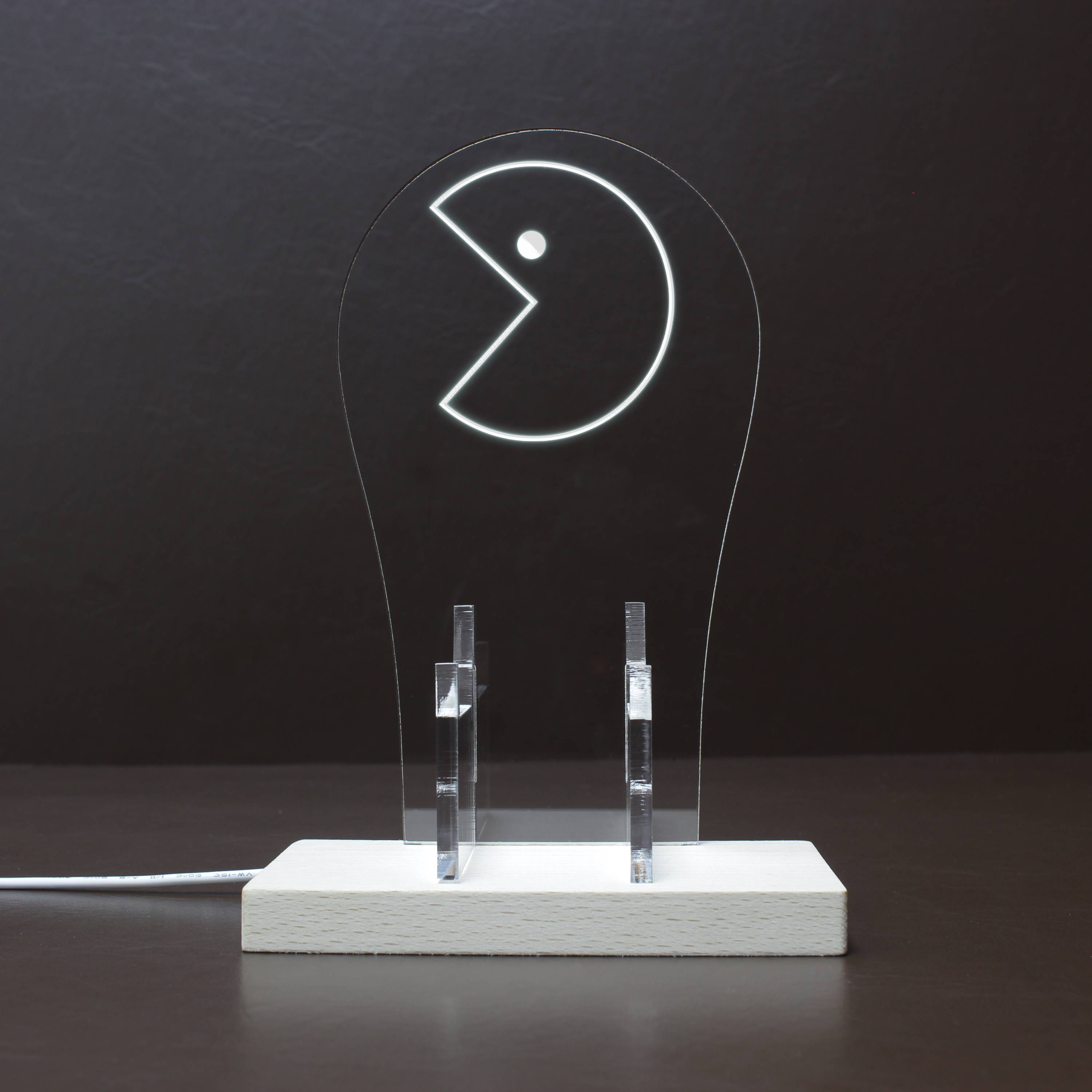 pac man LED Gaming Headset Controller Stand | PRO LED SIGN
