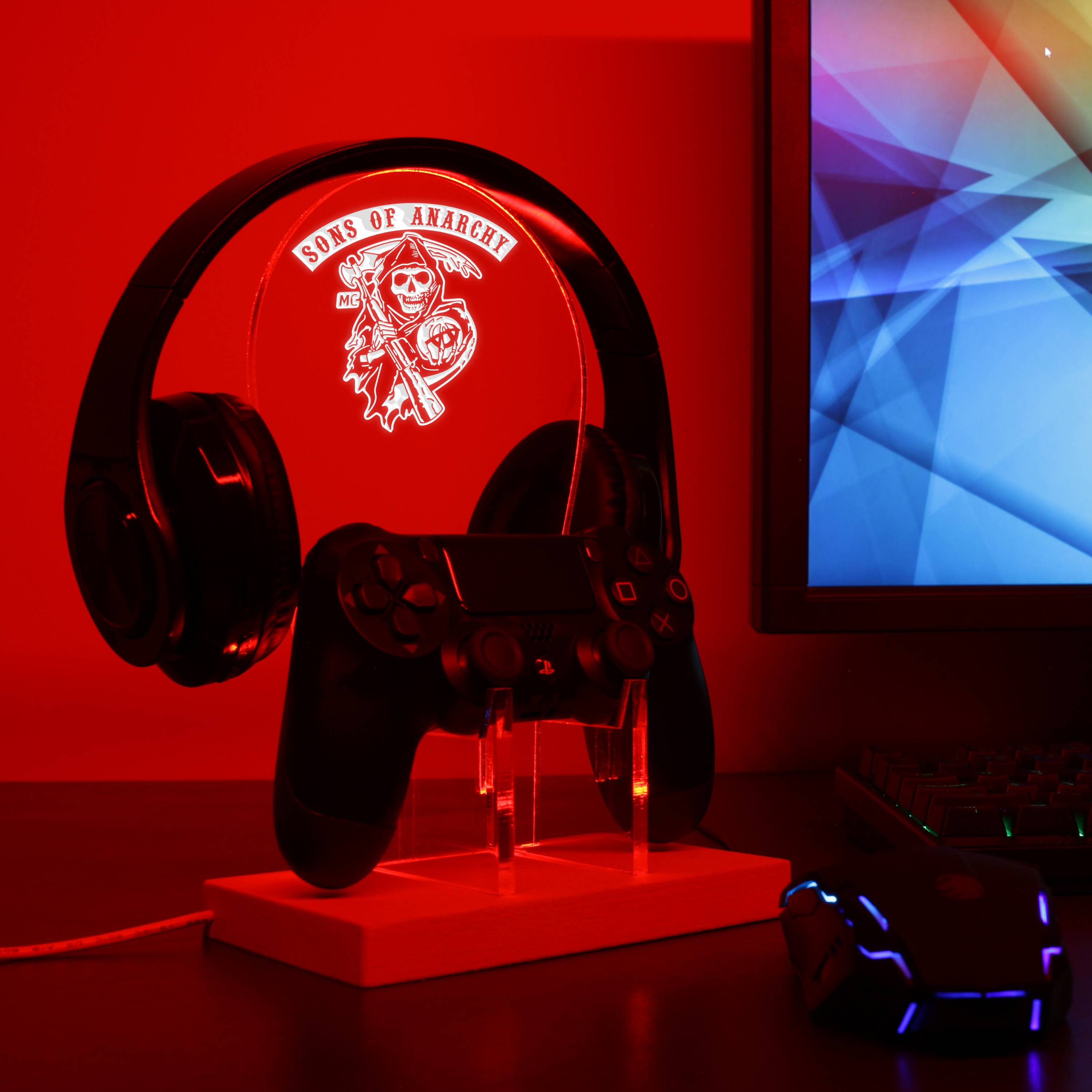 Sons of Anarchy LED Gaming Headset Controller Stand