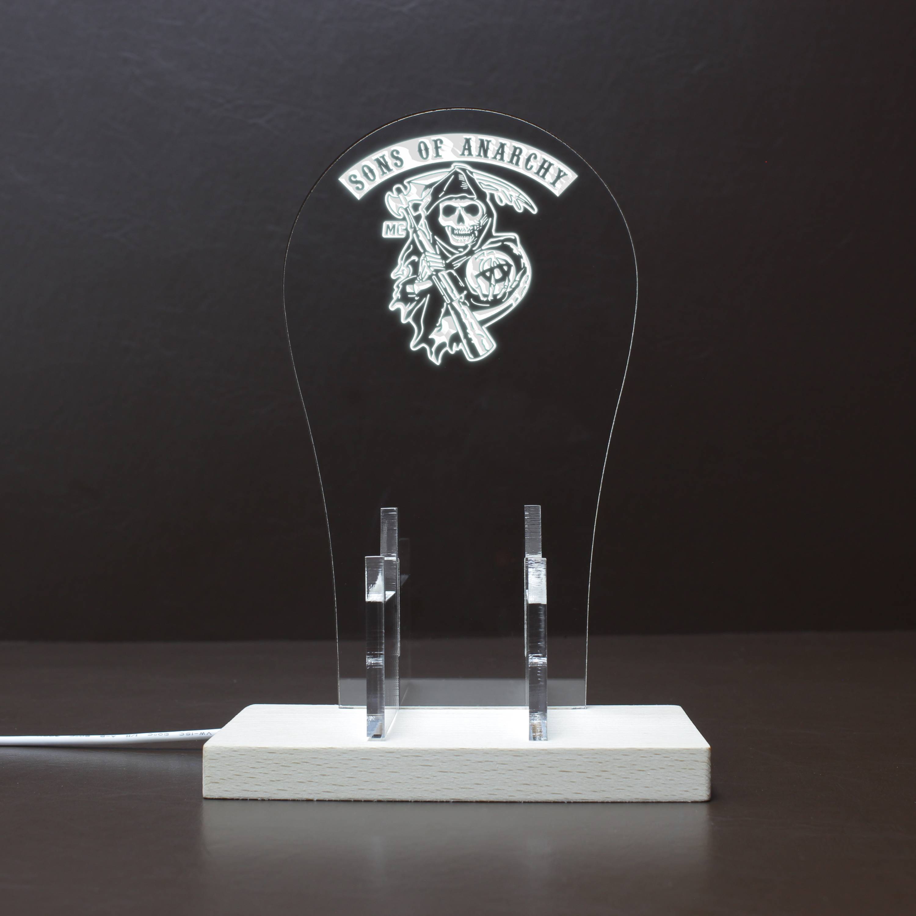 Sons of Anarchy LED Gaming Headset Controller Stand