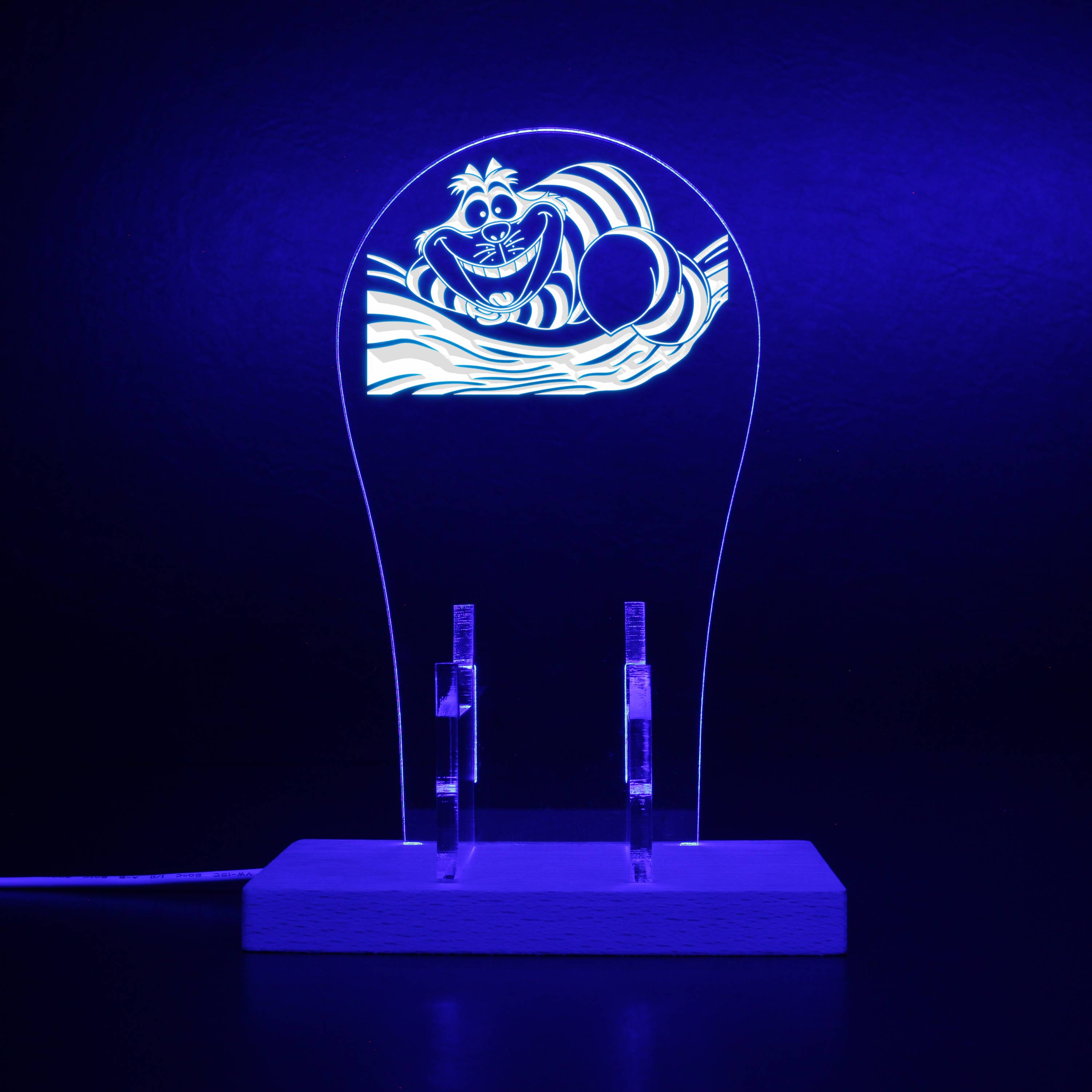 Cheshire cat LED Gaming Headset Controller Stand