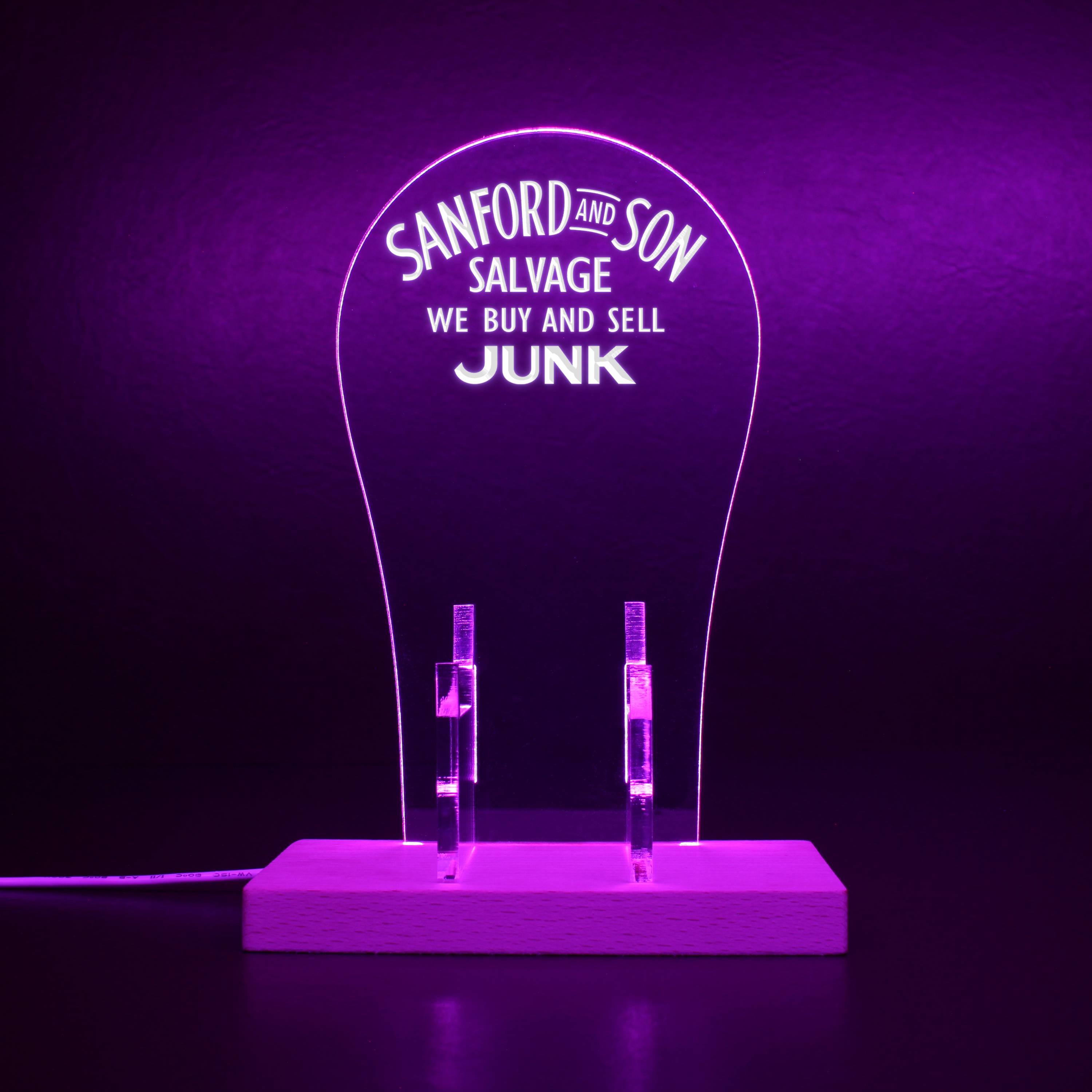 Sanford And Son RGB LED Gaming Headset Controller Stand