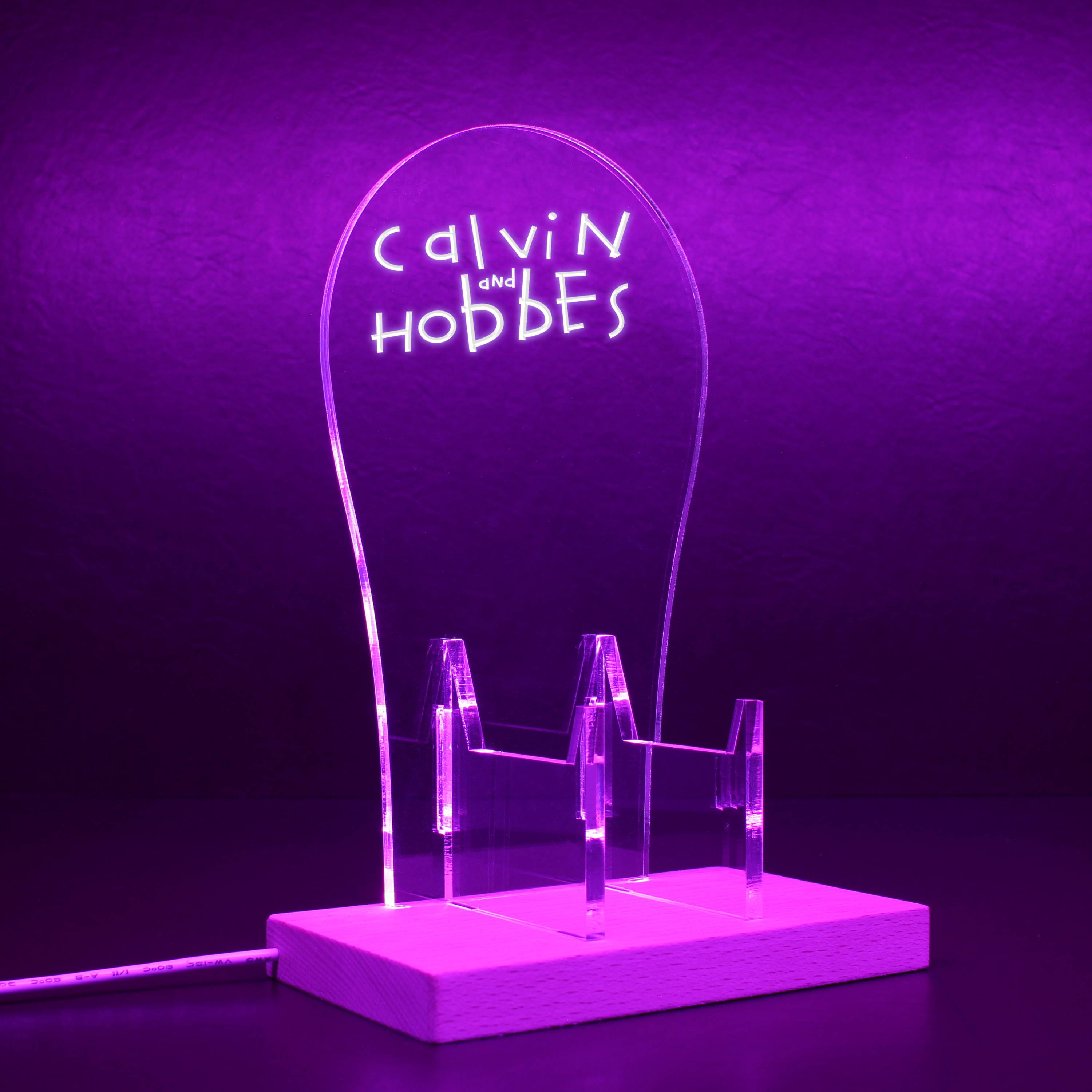 Calvin & Hobbes RGB LED Gaming Headset Controller Stand