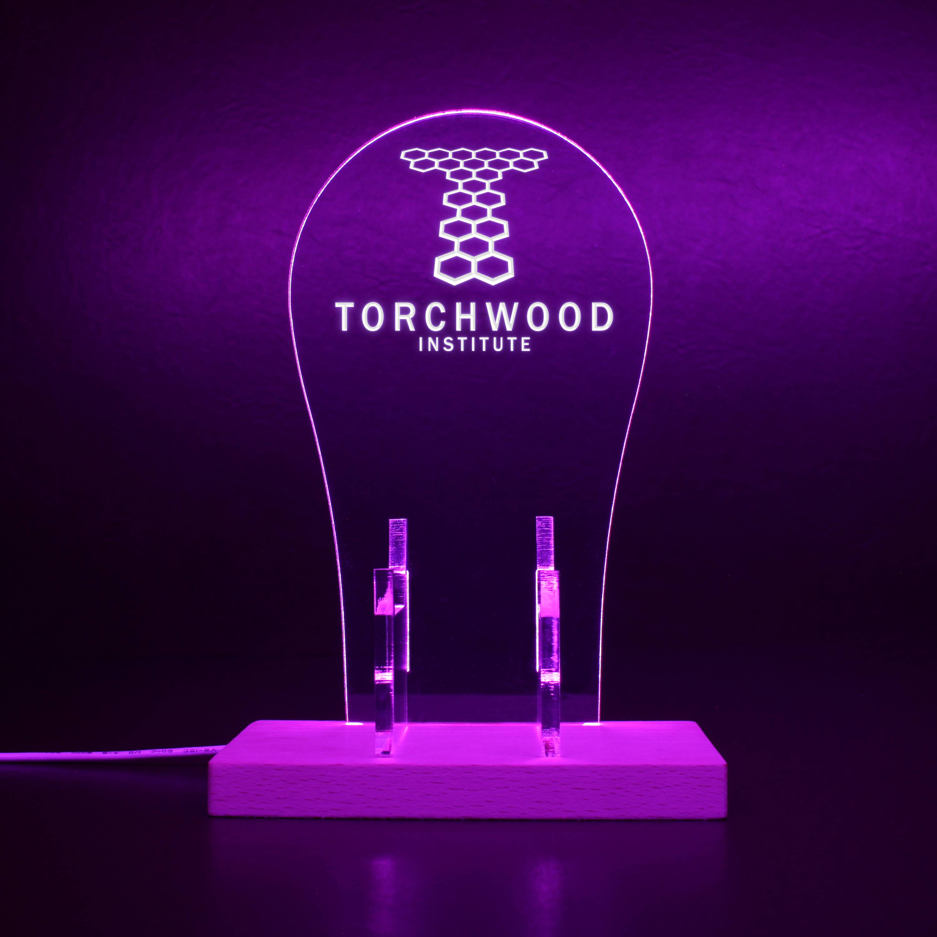 Torchwood Institute RGB LED Gaming Headset Controller Stand