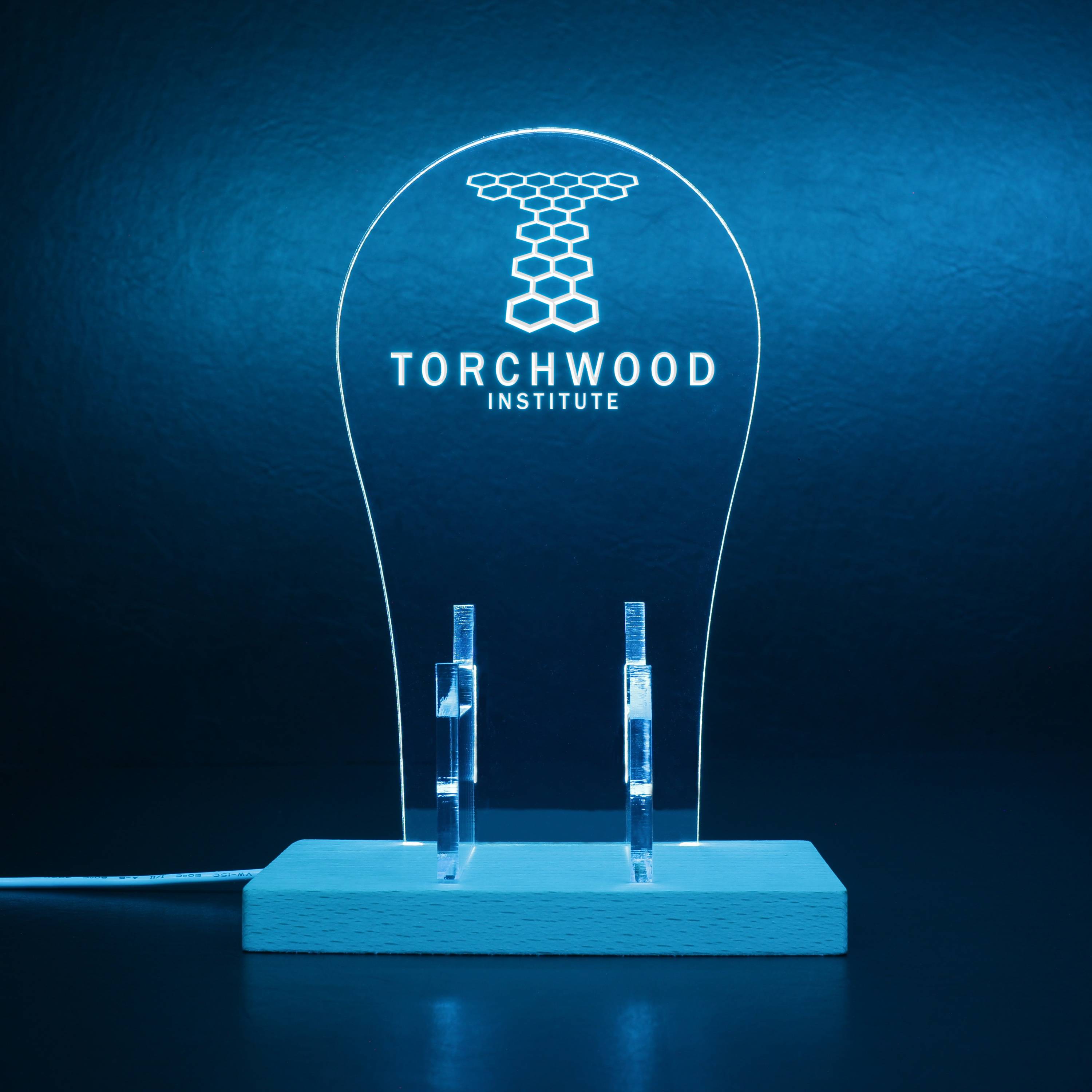 Torchwood Institute RGB LED Gaming Headset Controller Stand