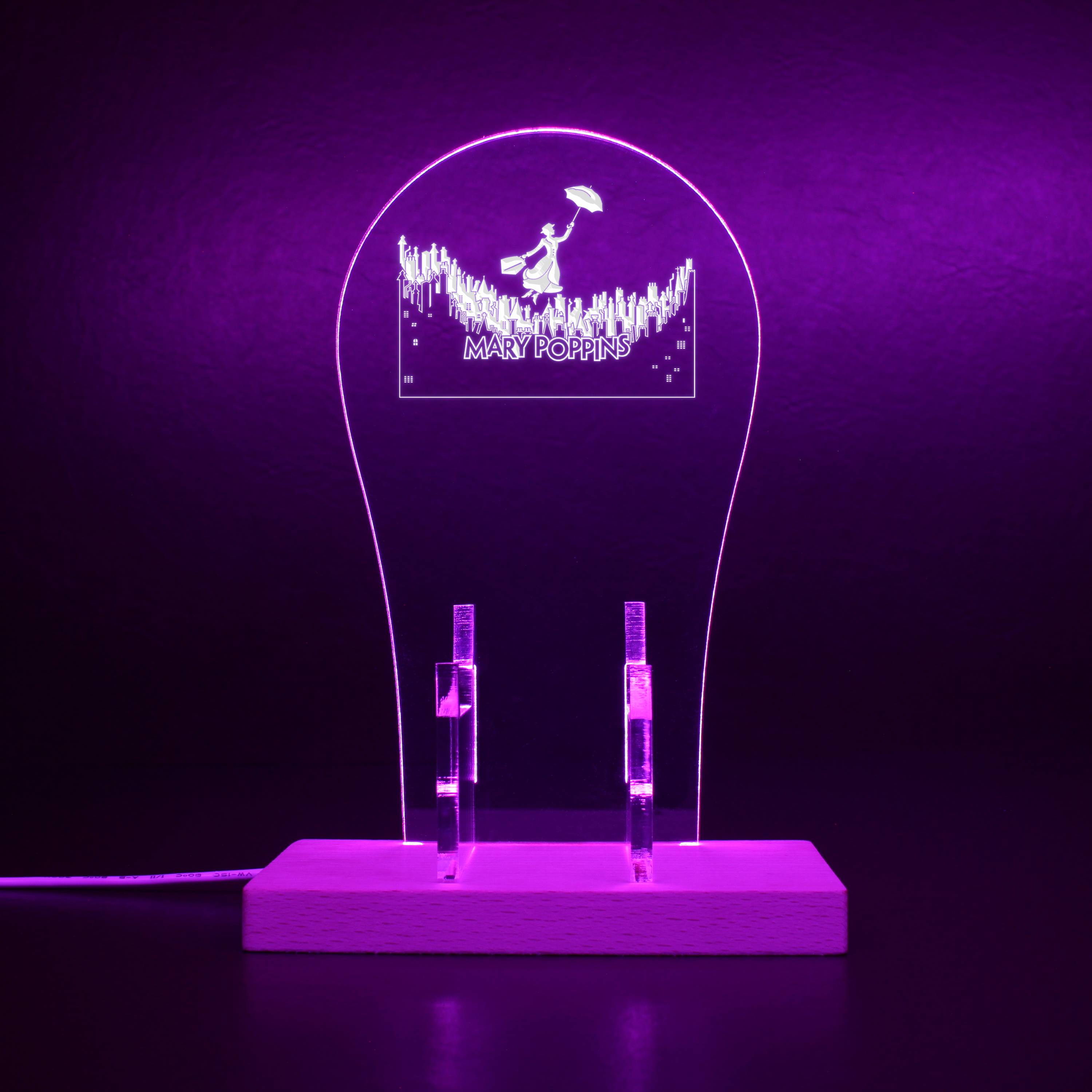 Mary Poppins RGB LED Gaming Headset Controller Stand