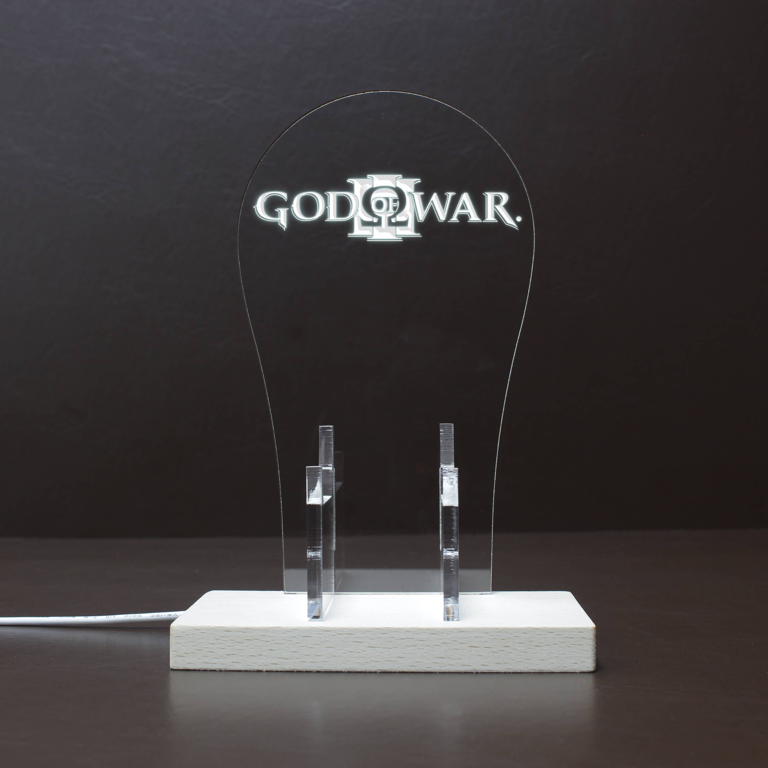 God Of War 3 RGB LED Gaming Headset Controller Stand