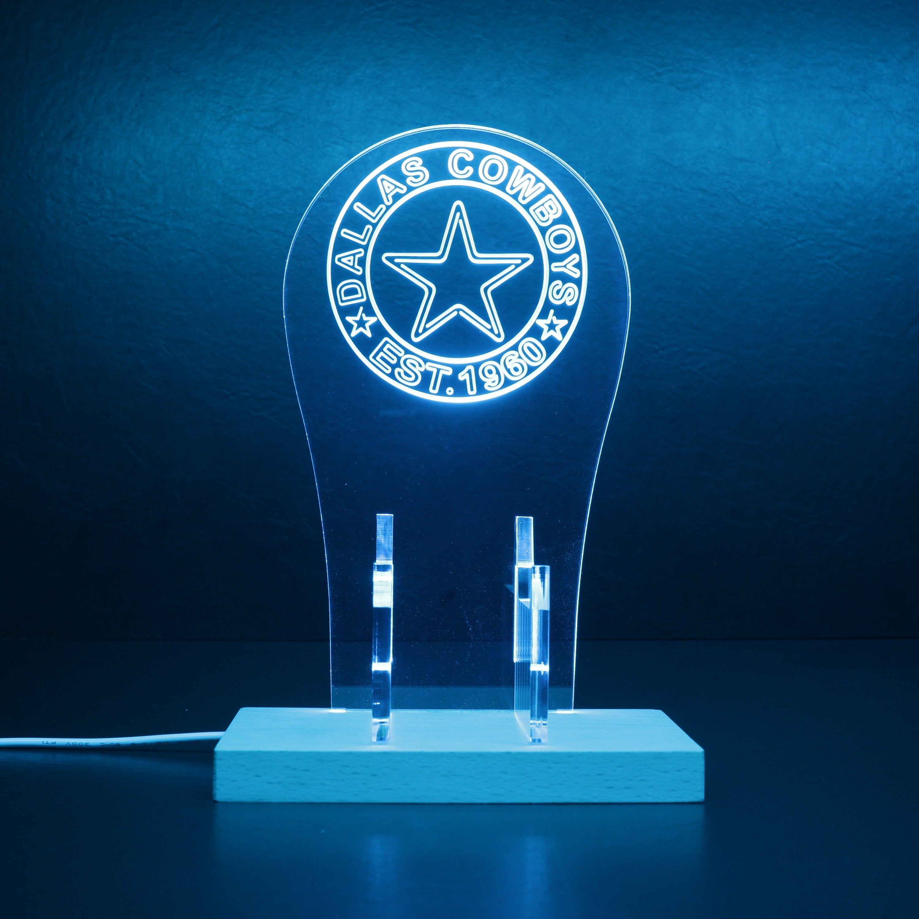 Dallas Cowboys RGB LED Gaming Headset Controller Stand