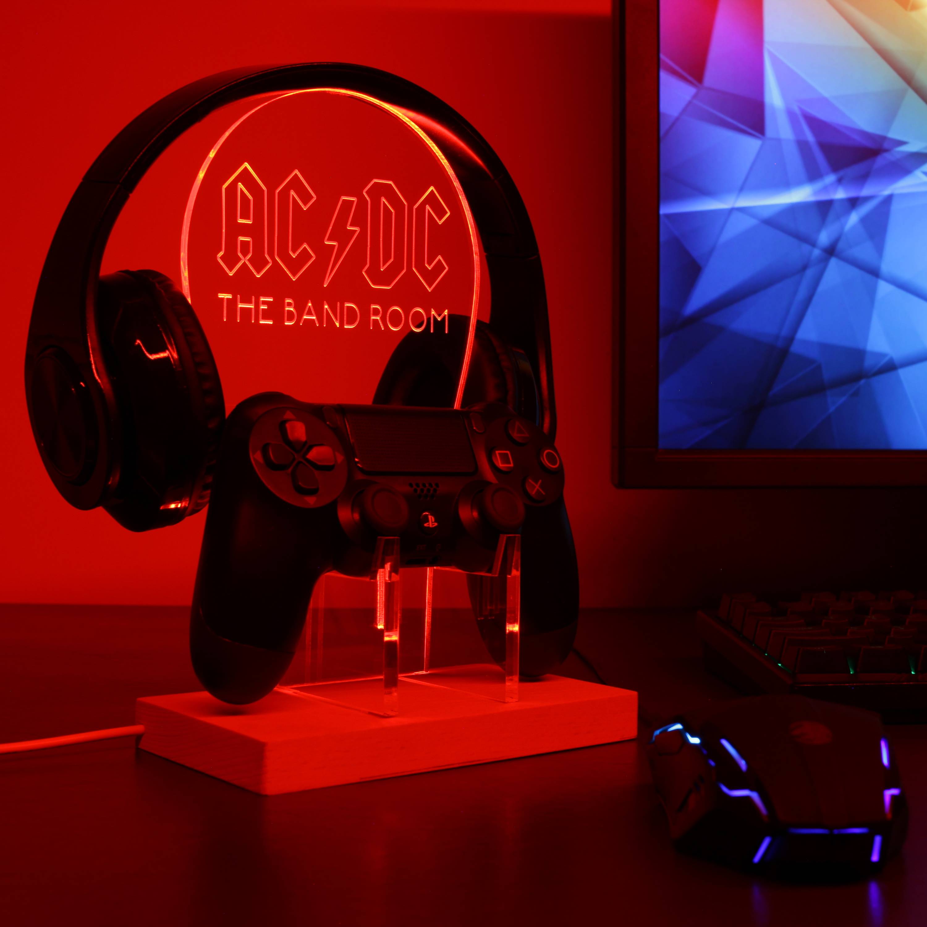 Personalized Headset Stand / Headphone and Controller Stand for