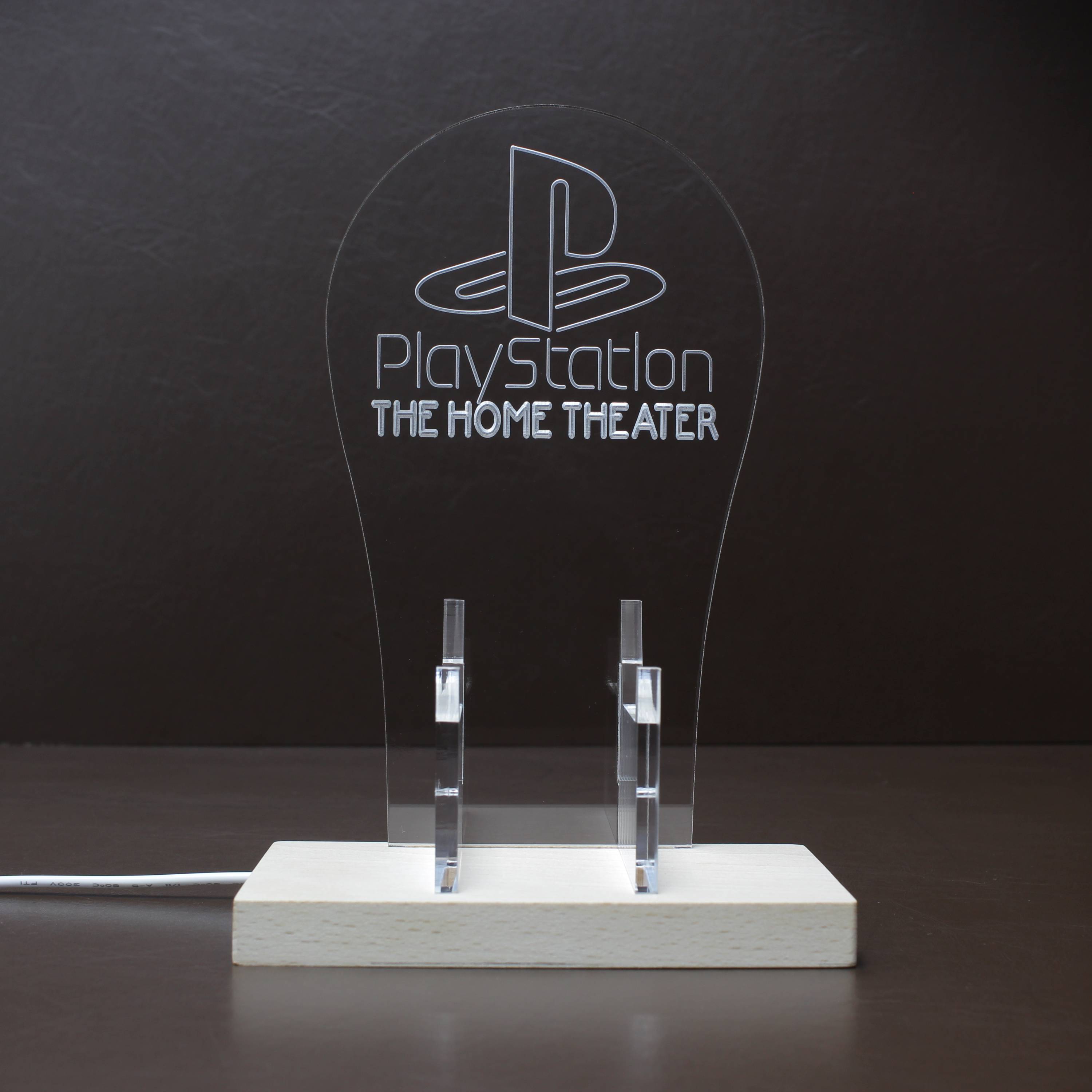 Personalized Playstation RGB LED Gaming Headset Controller Stand