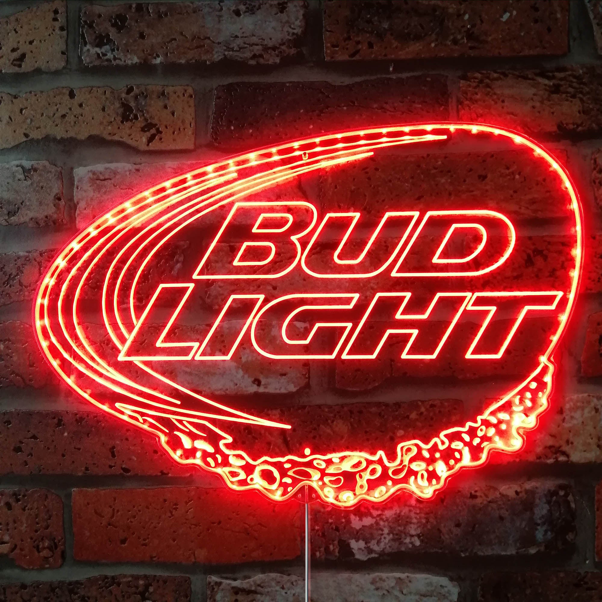 Bud Light Dynamic RGB Edge Lit LED Sign