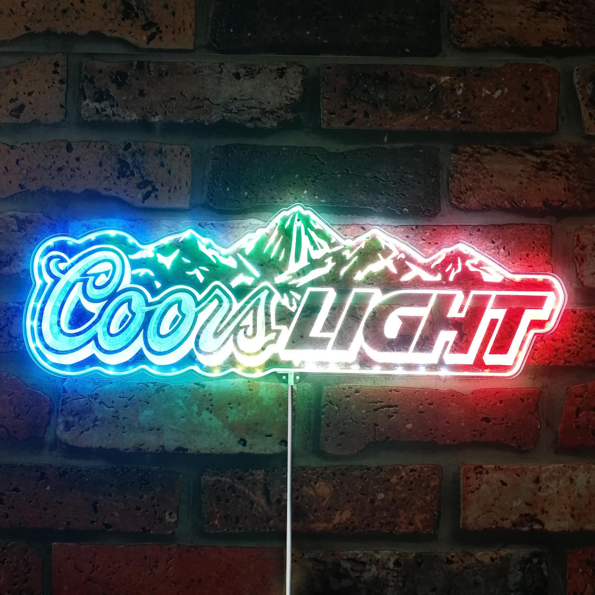Coors Light Dynamic RGB Edge Lit LED Sign