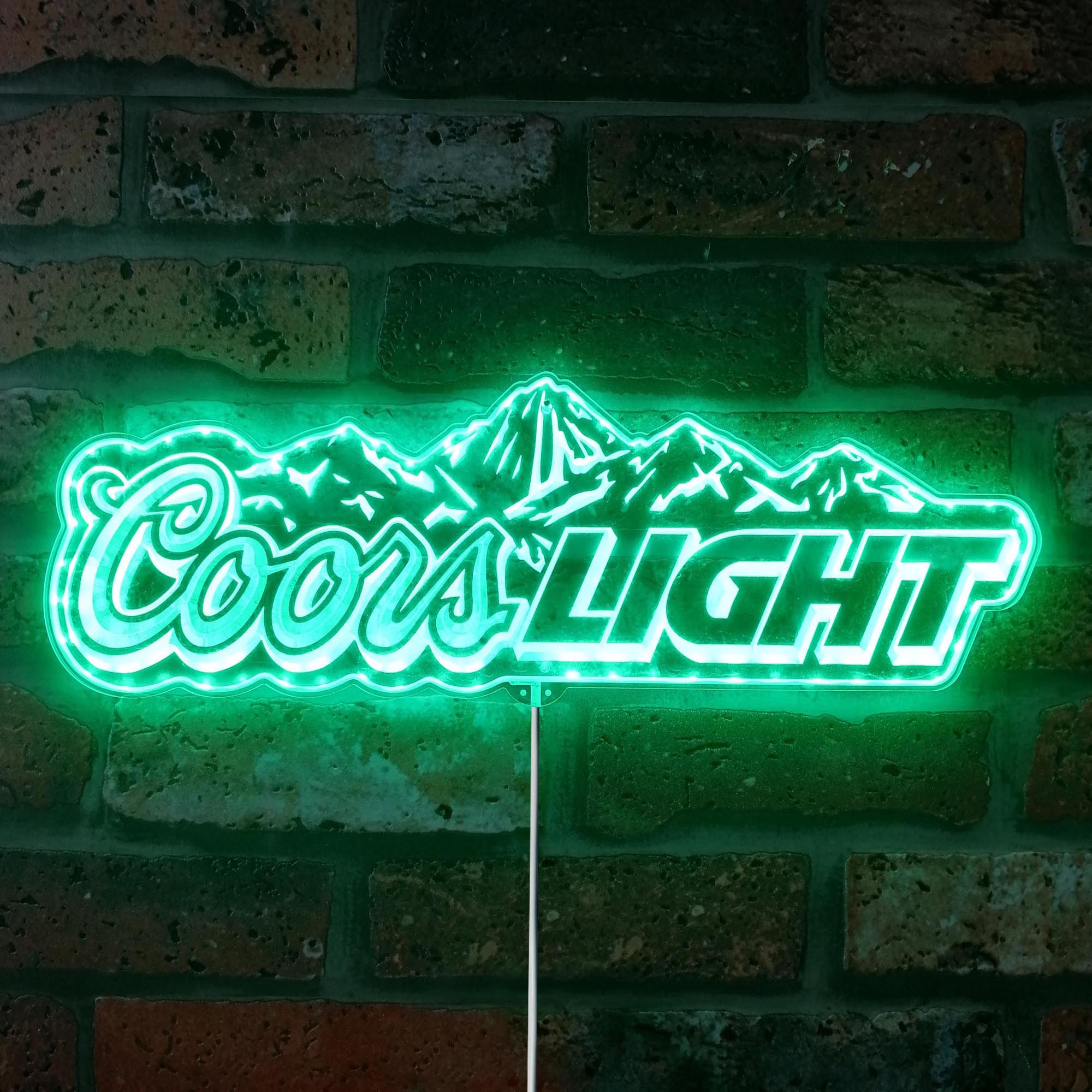 Coors Light Bar RGB Edge Lit LED Sign
