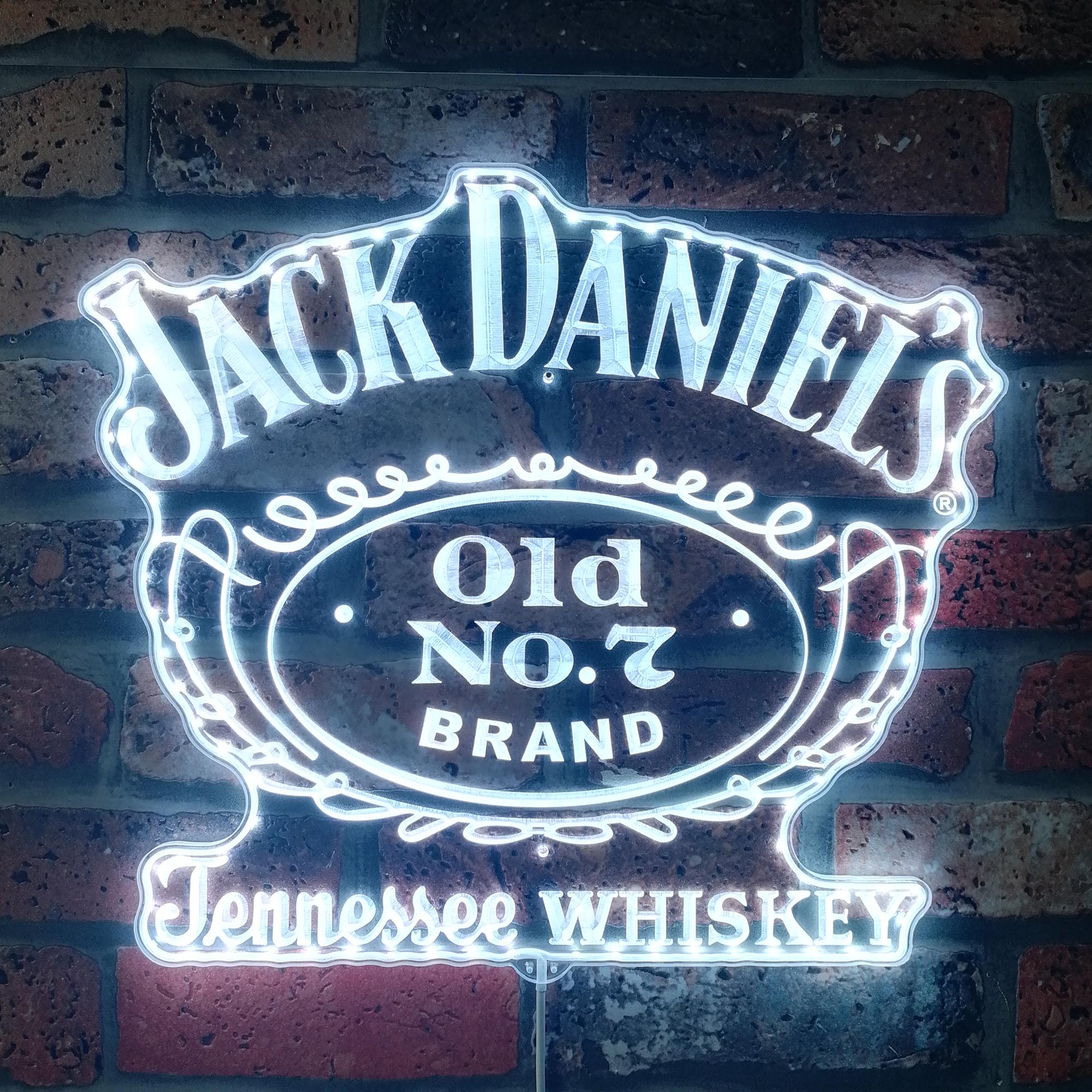 Jack Daniel's Old No.7 Dynamic RGB Edge Lit LED Sign