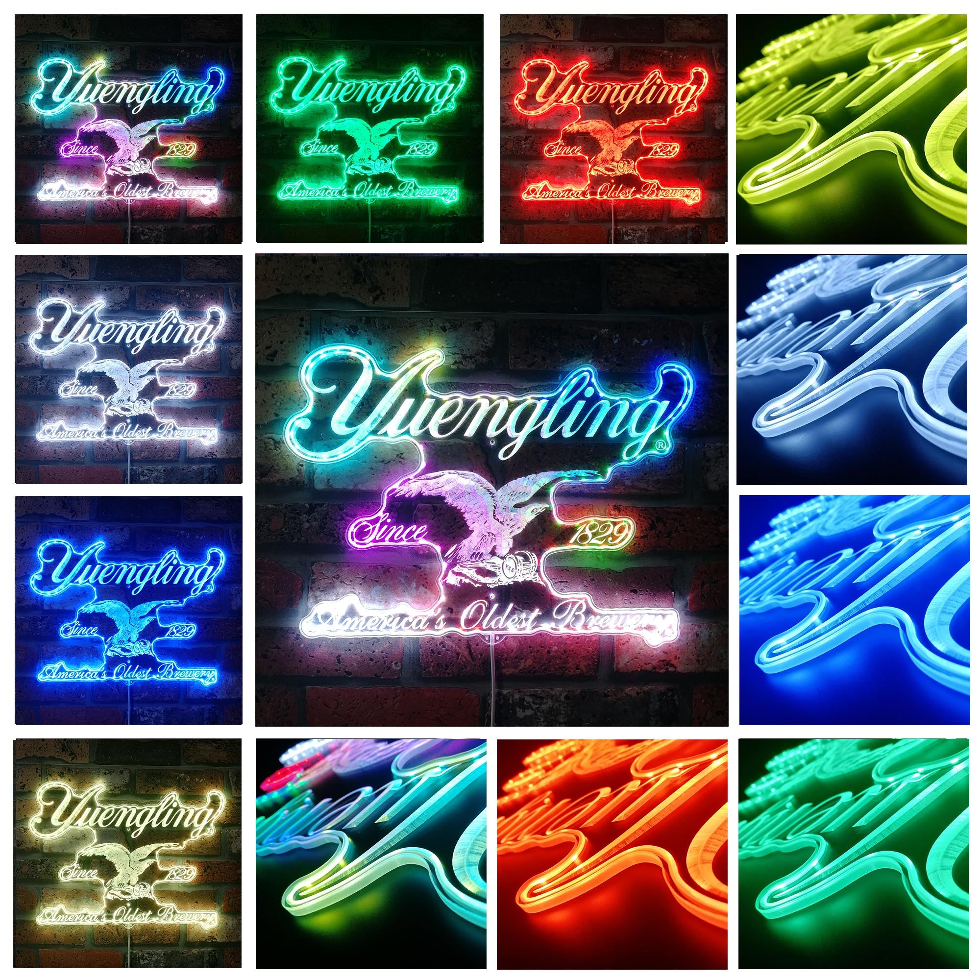 Yuengling Dynamic RGB Edge Lit LED Sign