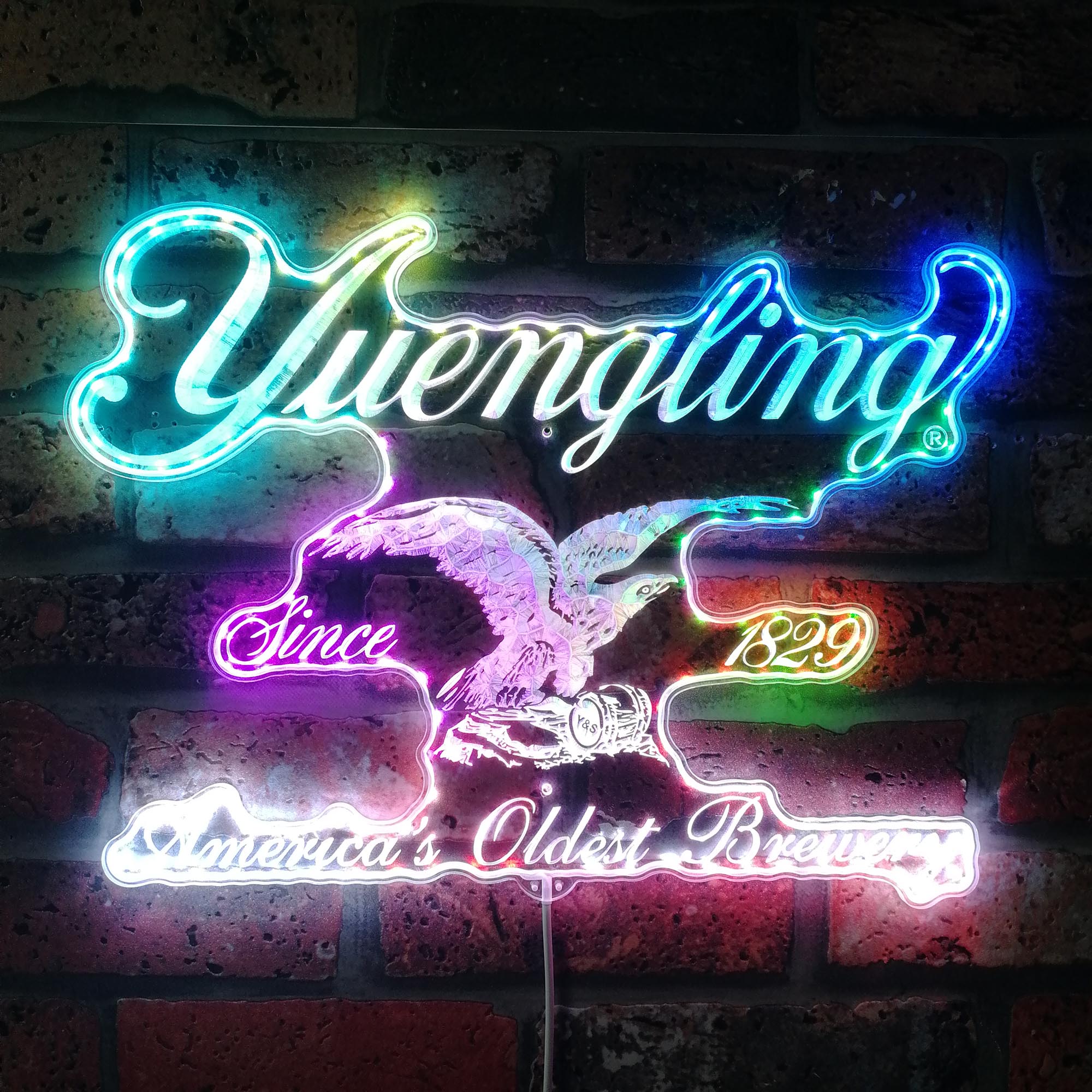 Yuengling Dynamic RGB Edge Lit LED Sign