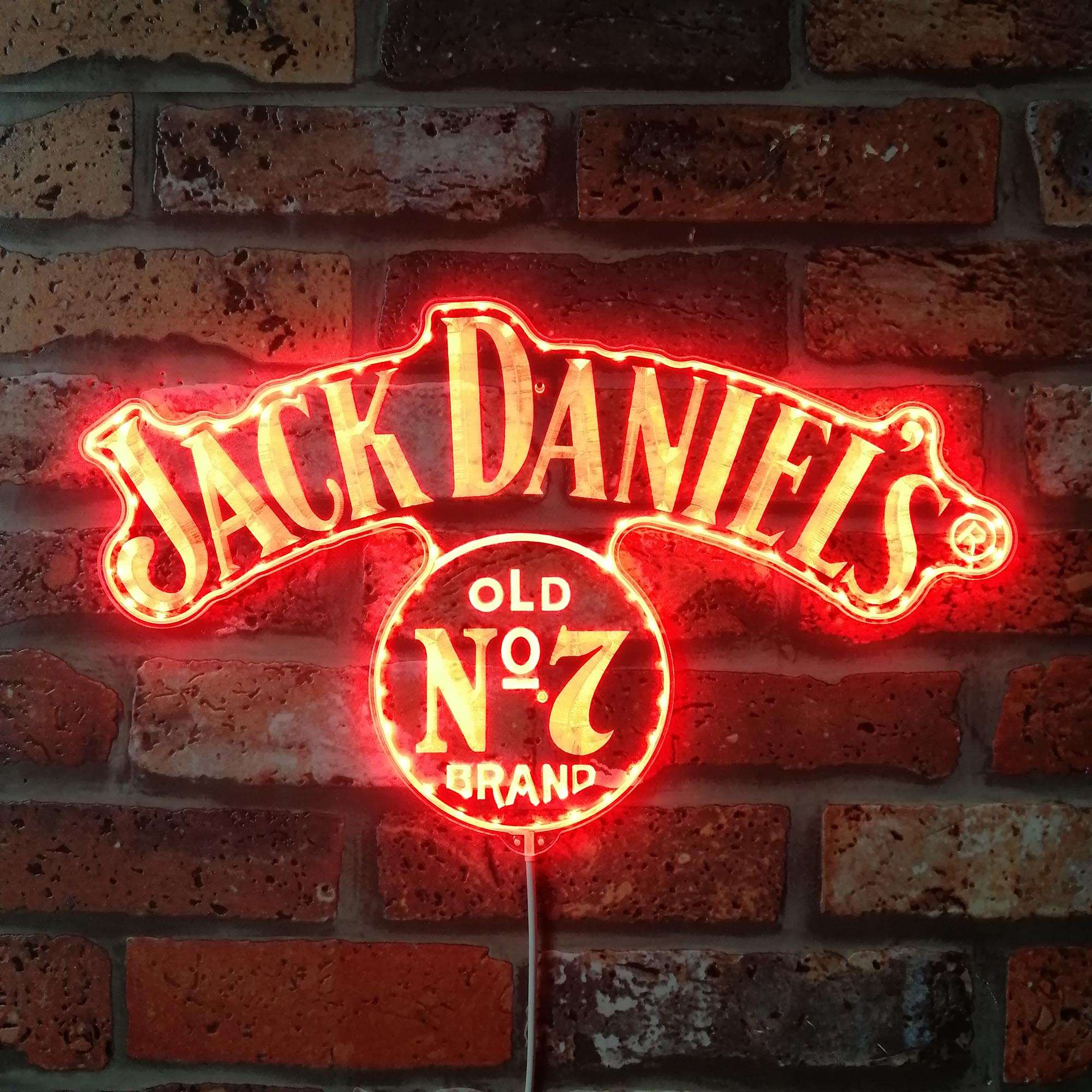 Jack Daniel's Old No.7 Pub Dynamic RGB Edge Lit LED Sign