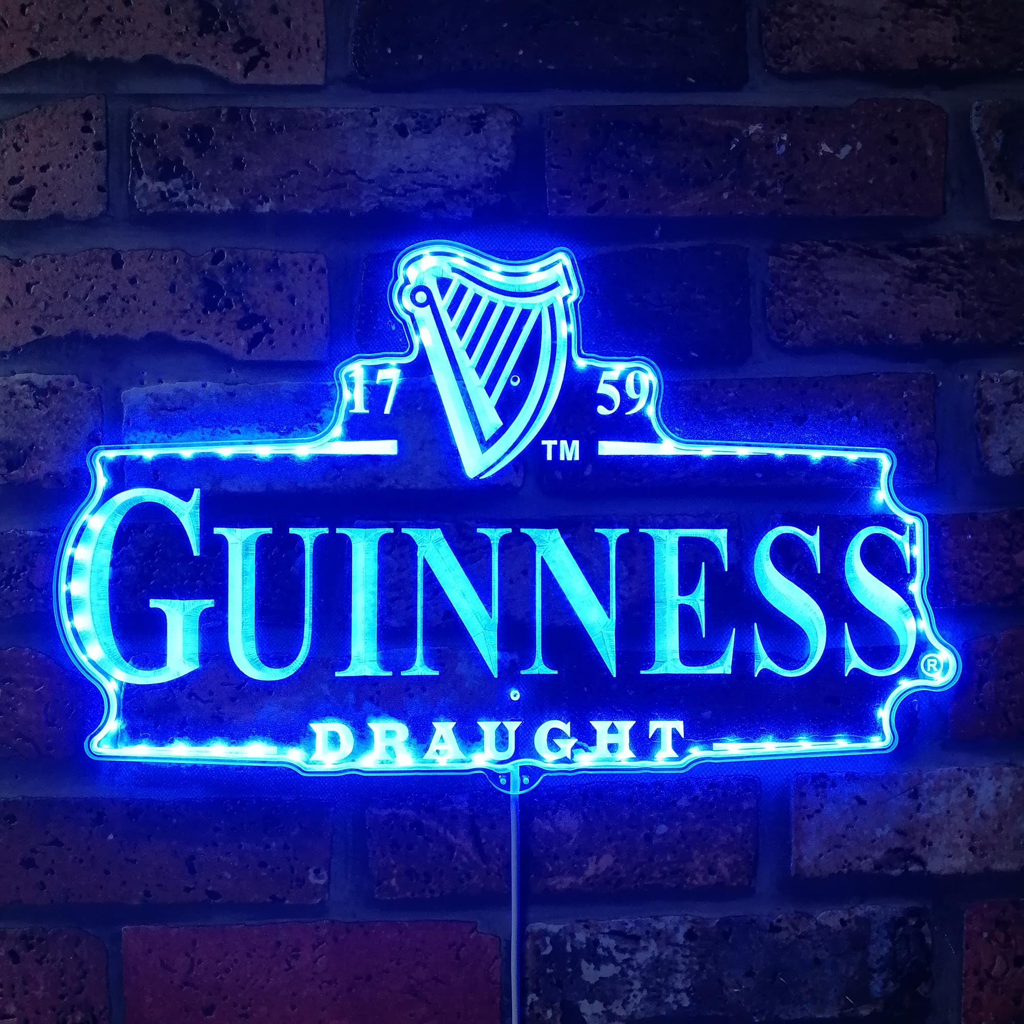 Guinness Draught Dynamic RGB Edge Lit LED Sign