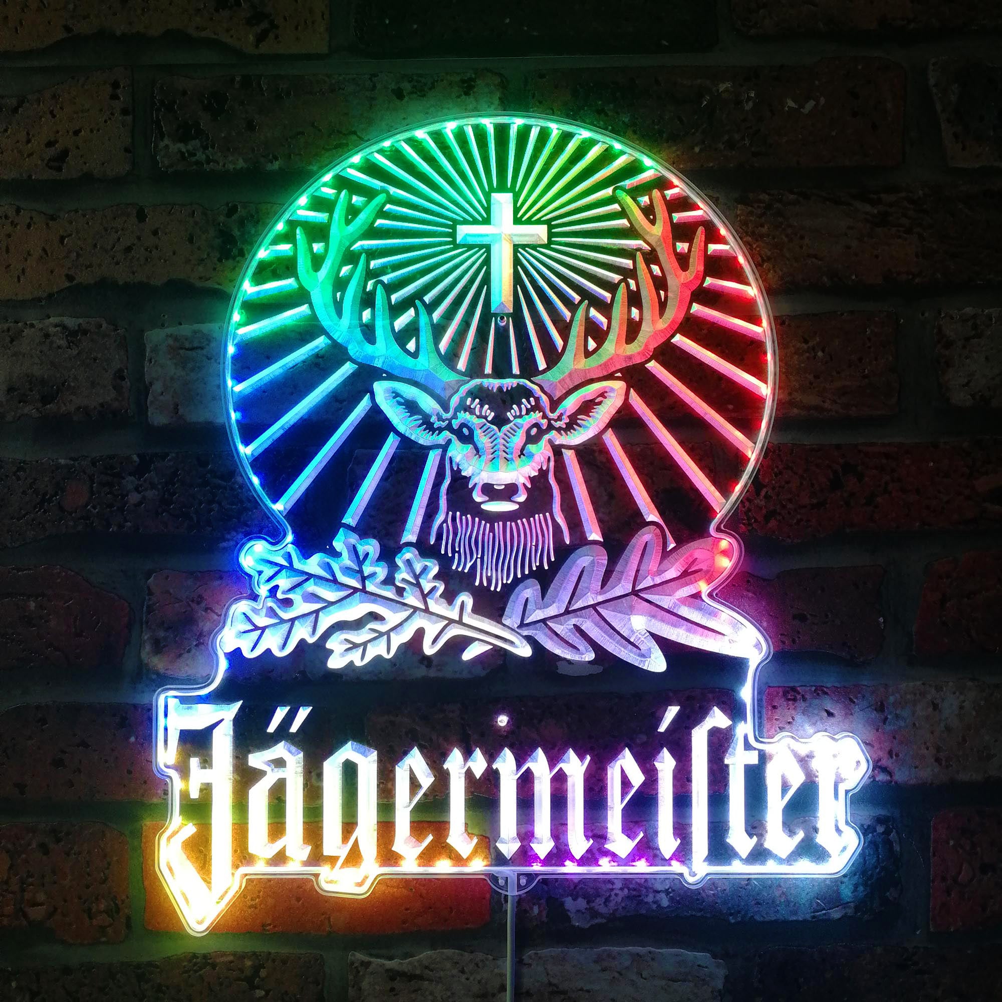 Jagermeister Dynamic RGB Edge Lit LED Sign