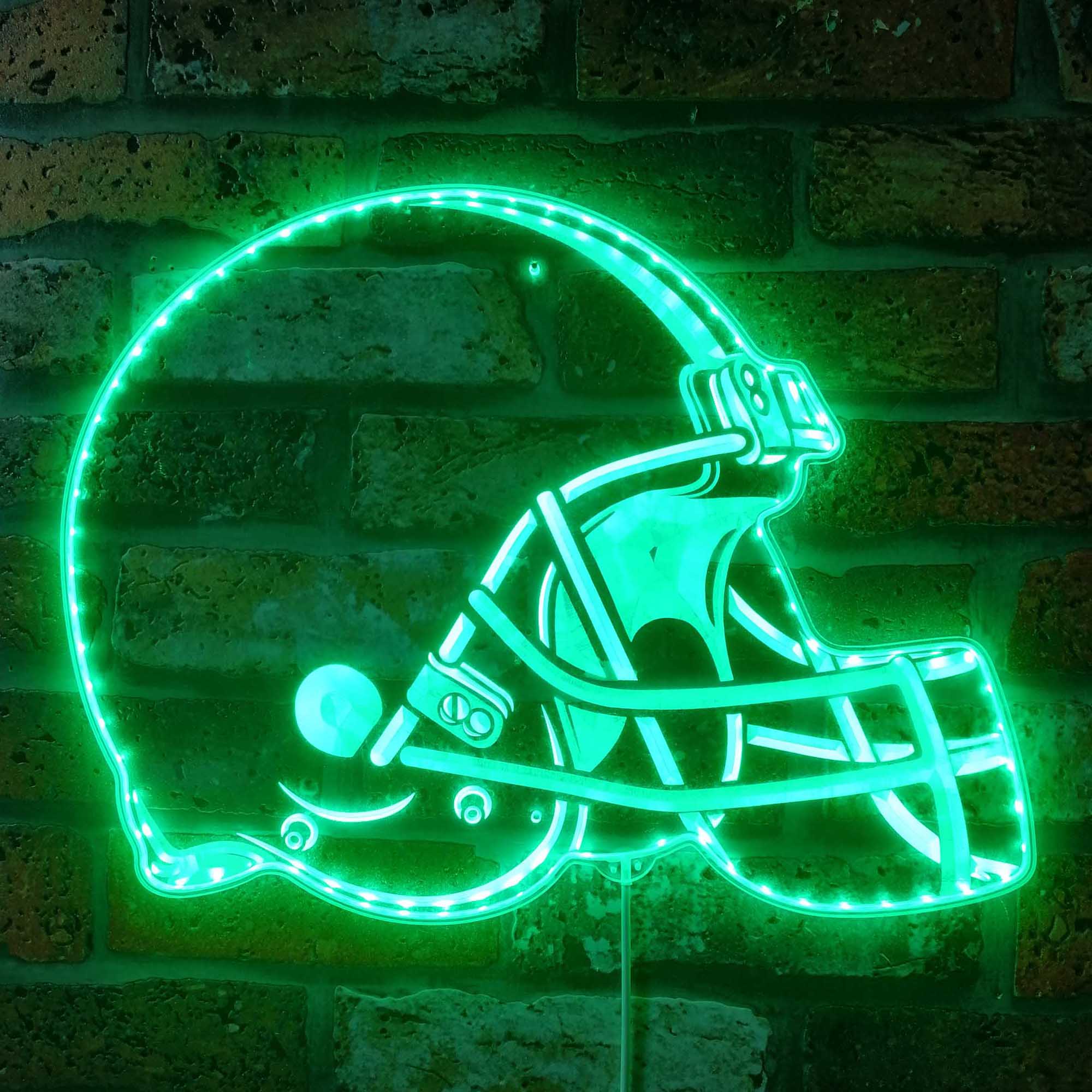 NFL Cleveland Browns Football Dynamic RGB Edge Lit LED Sign