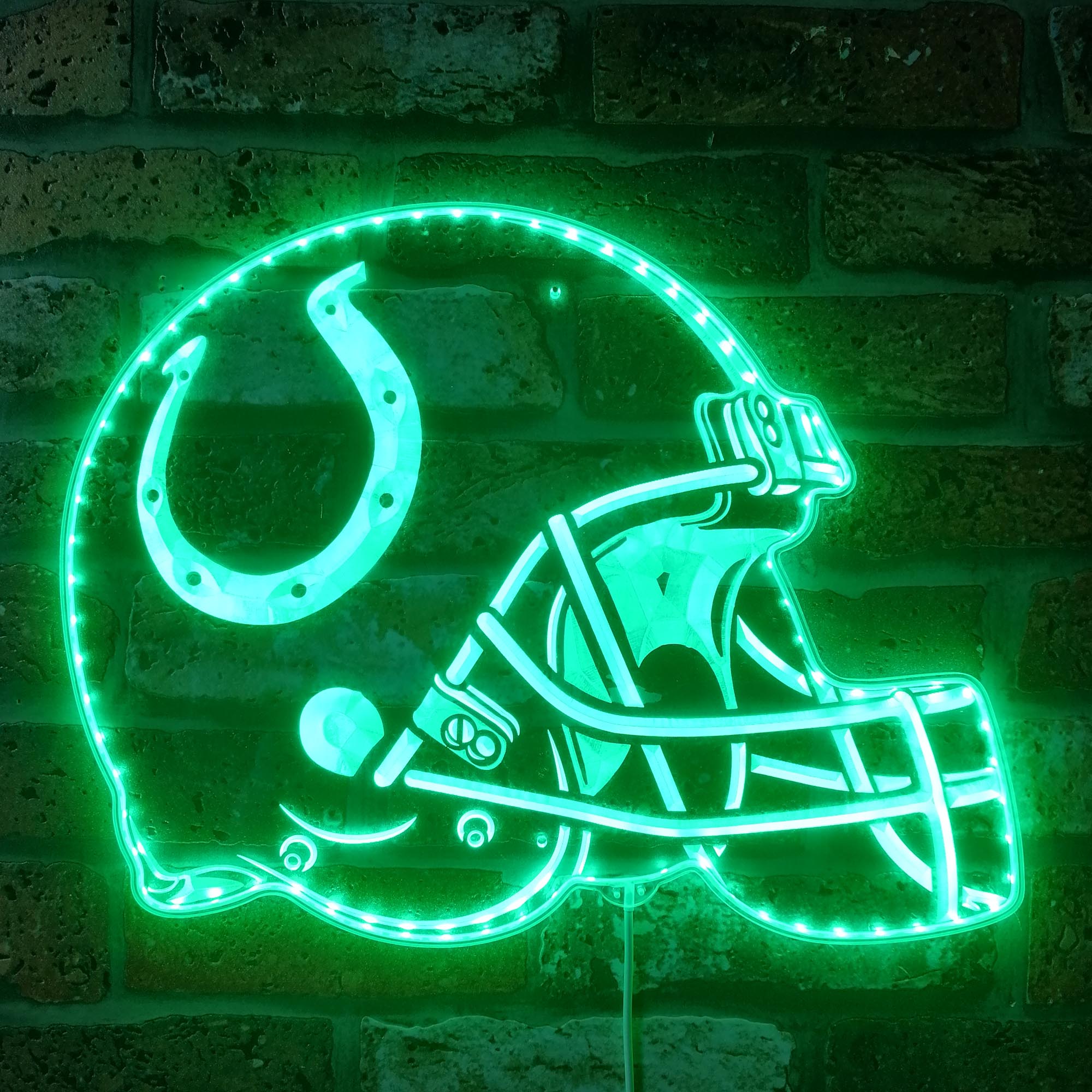 NFL Indianapolis Colts Football Club Dynamic RGB Edge Lit LED Sign