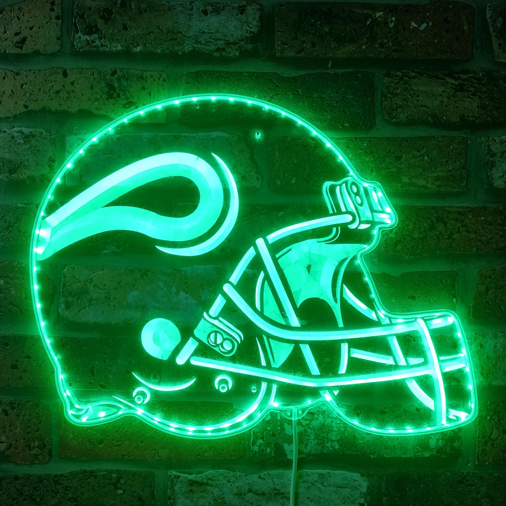 NFL Minnesota Vikings Football Dynamic RGB Edge Lit LED Sign