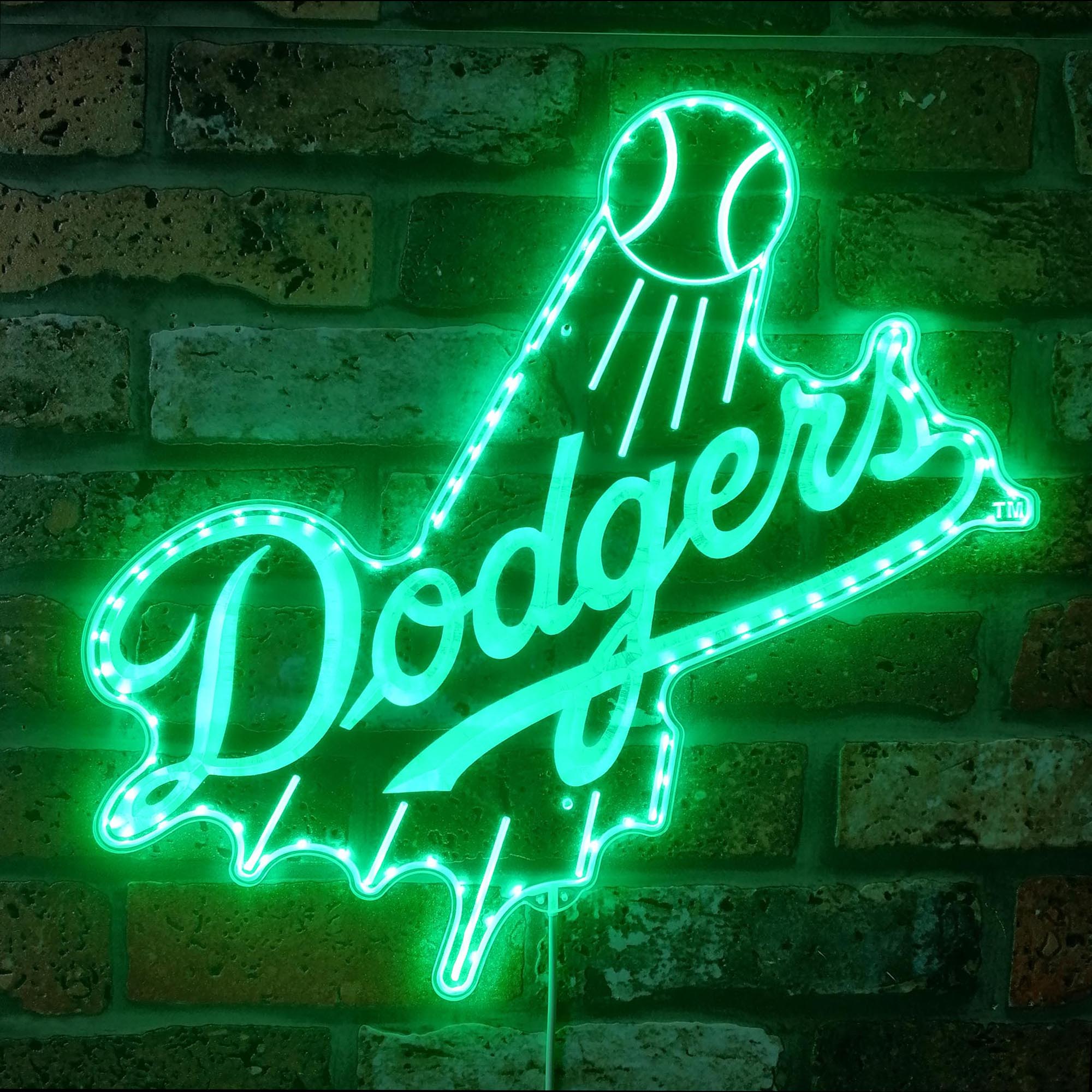 Los Angeles Dodgers Dynamic RGB Edge Lit LED Sign