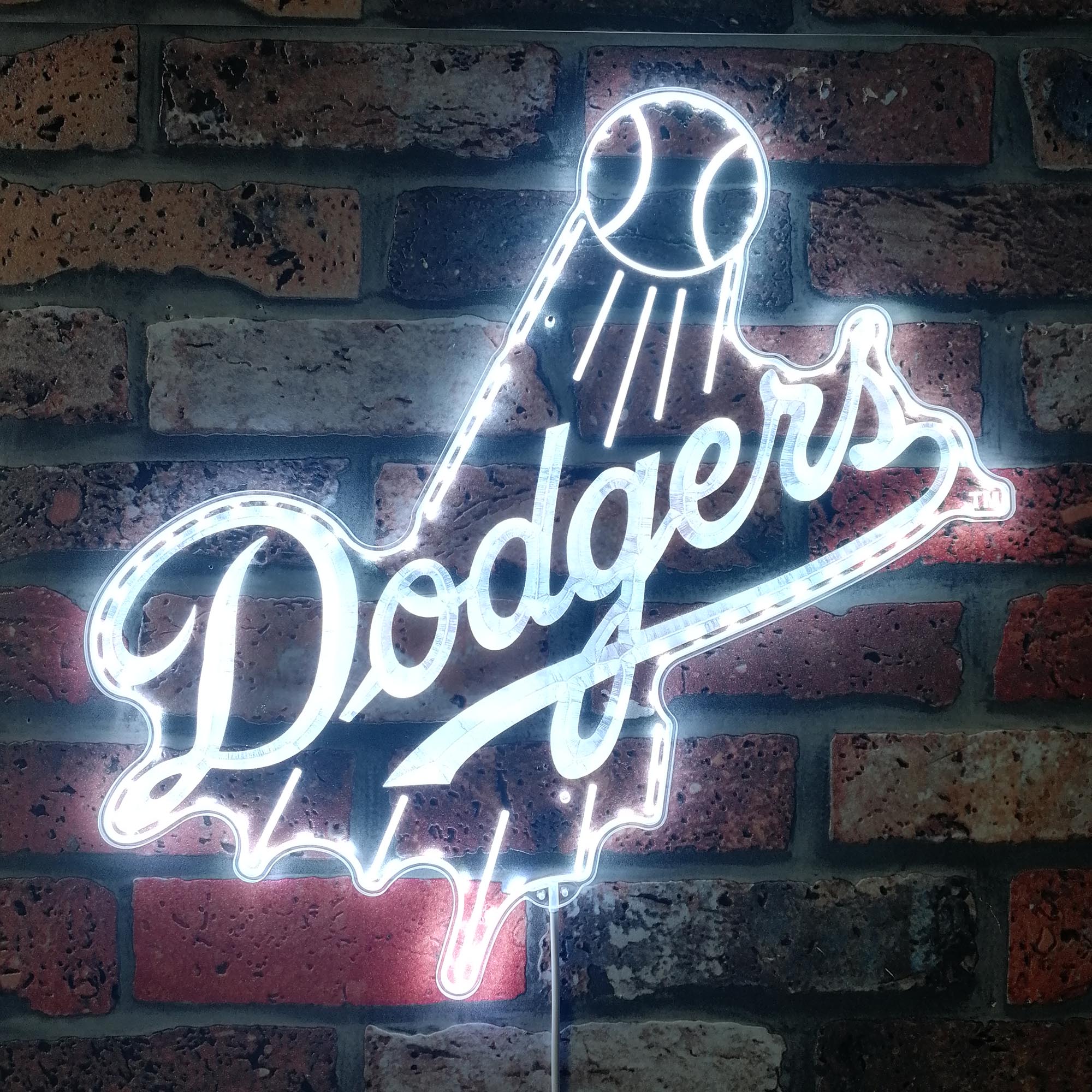 Los Angeles Dodgers Dynamic RGB Edge Lit LED Sign