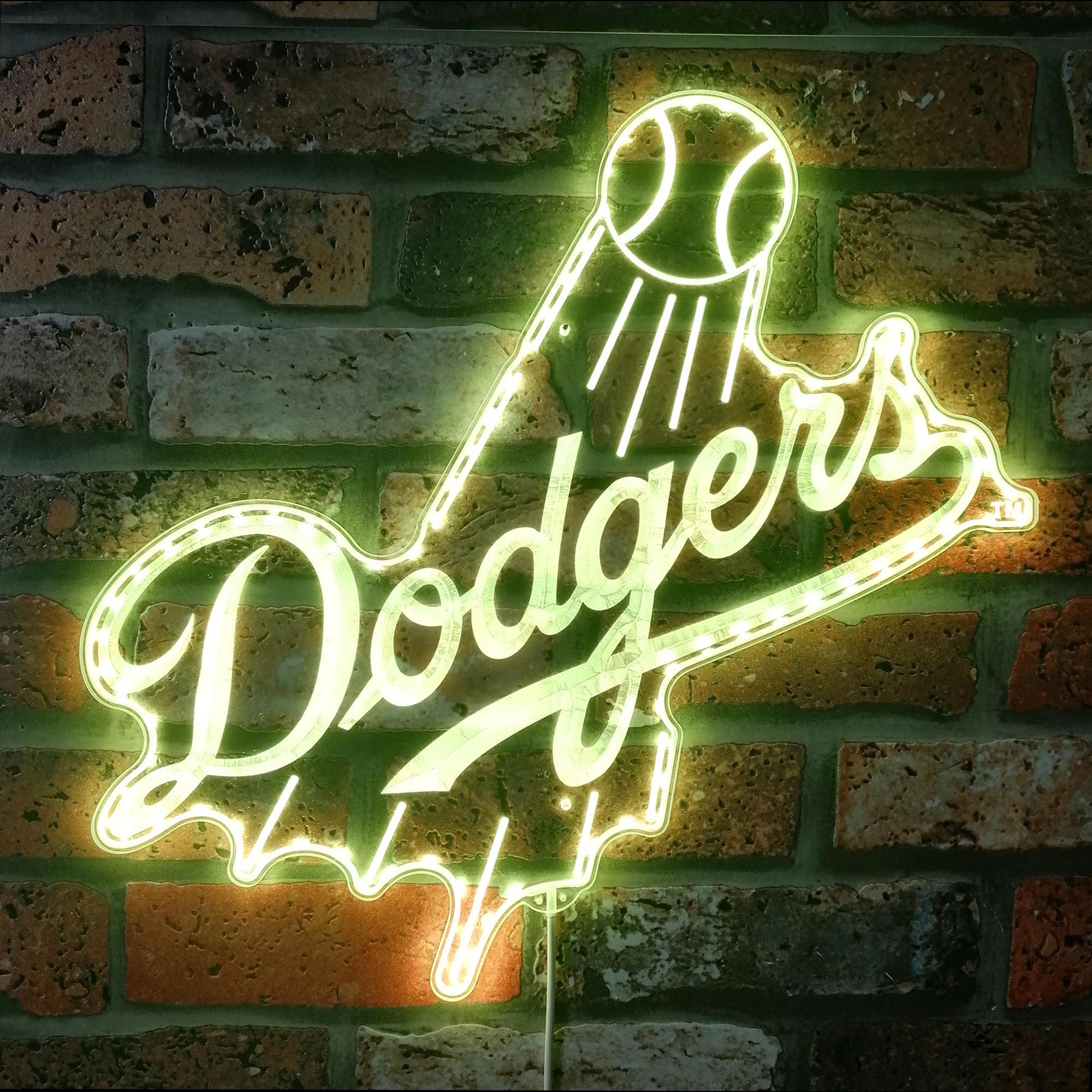 Los Angeles Dodgers Dynamic RGB Edge Lit LED Sign