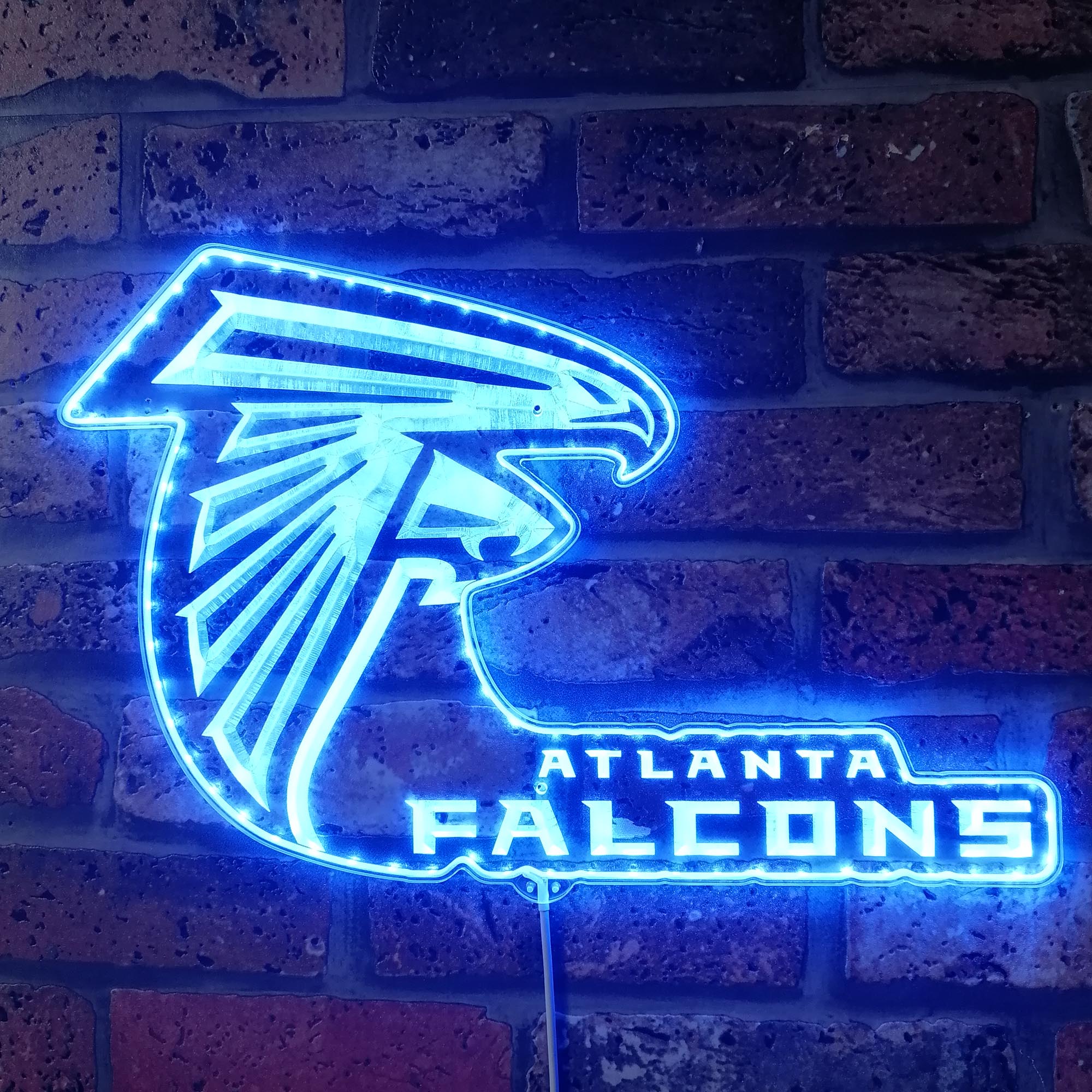 Atlanta Falcons Dynamic RGB Edge Lit LED Sign