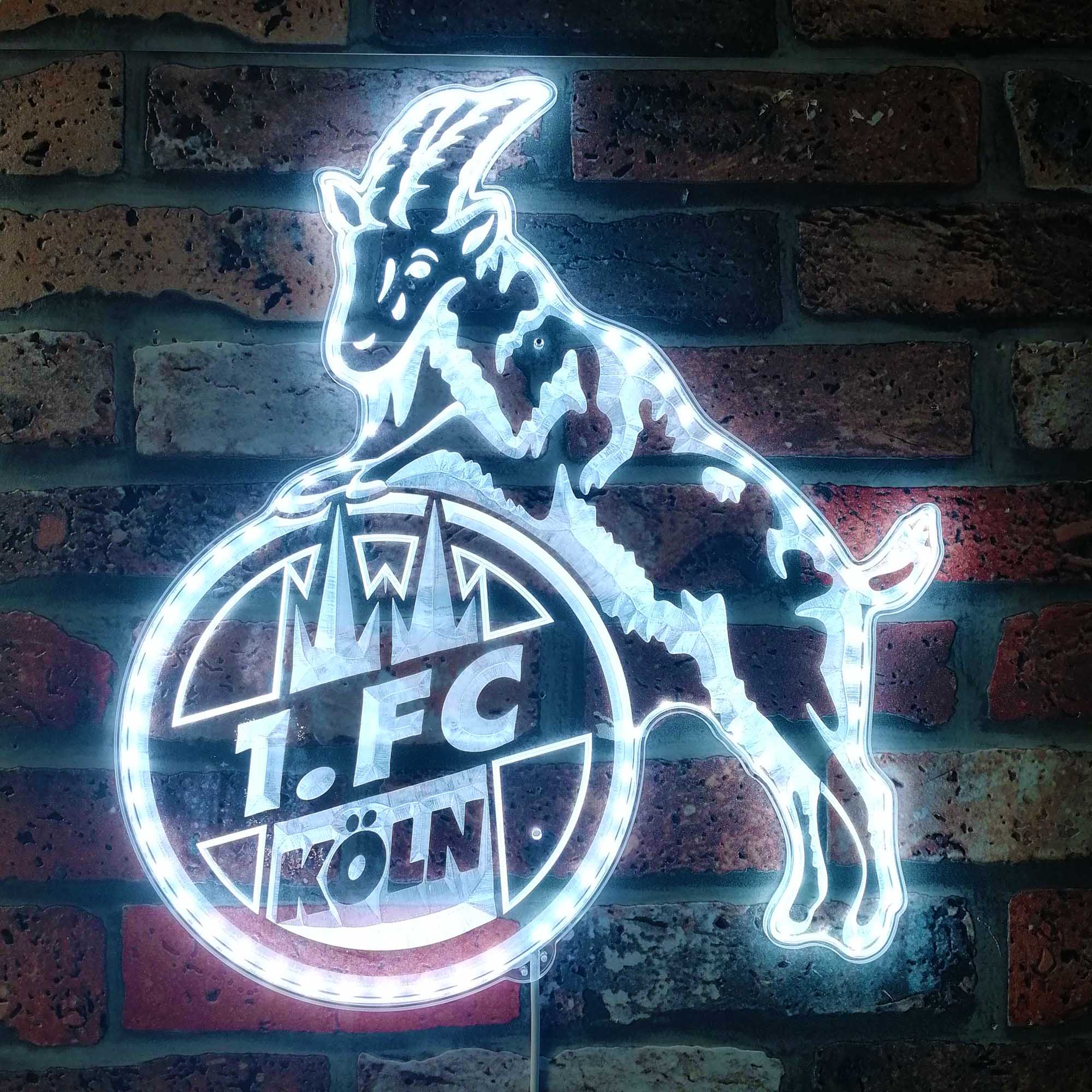 FC Köln Football Club Dynamic RGB Edge Lit LED Sign