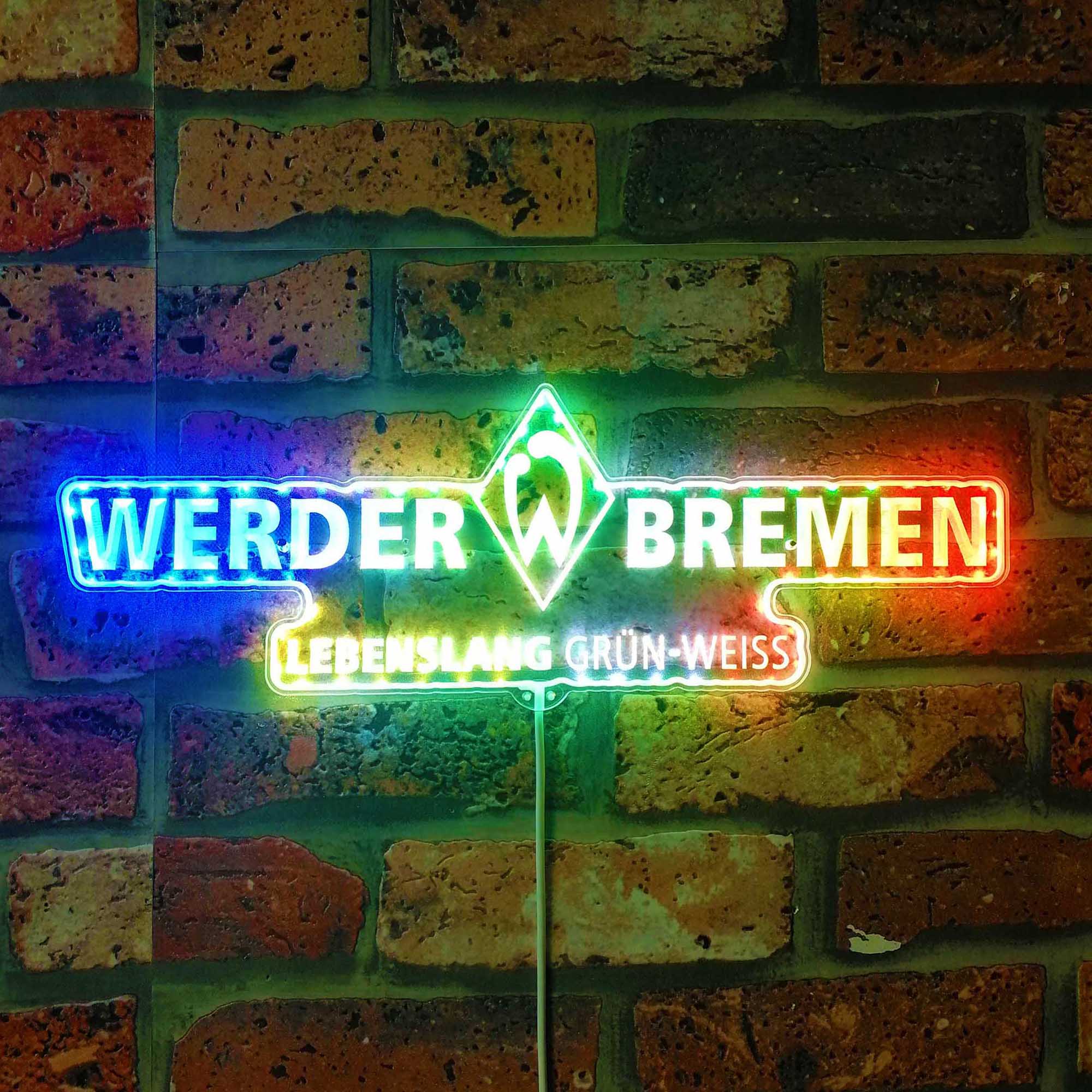 SV Werder Bremen FC Dynamic RGB Edge Lit LED Sign