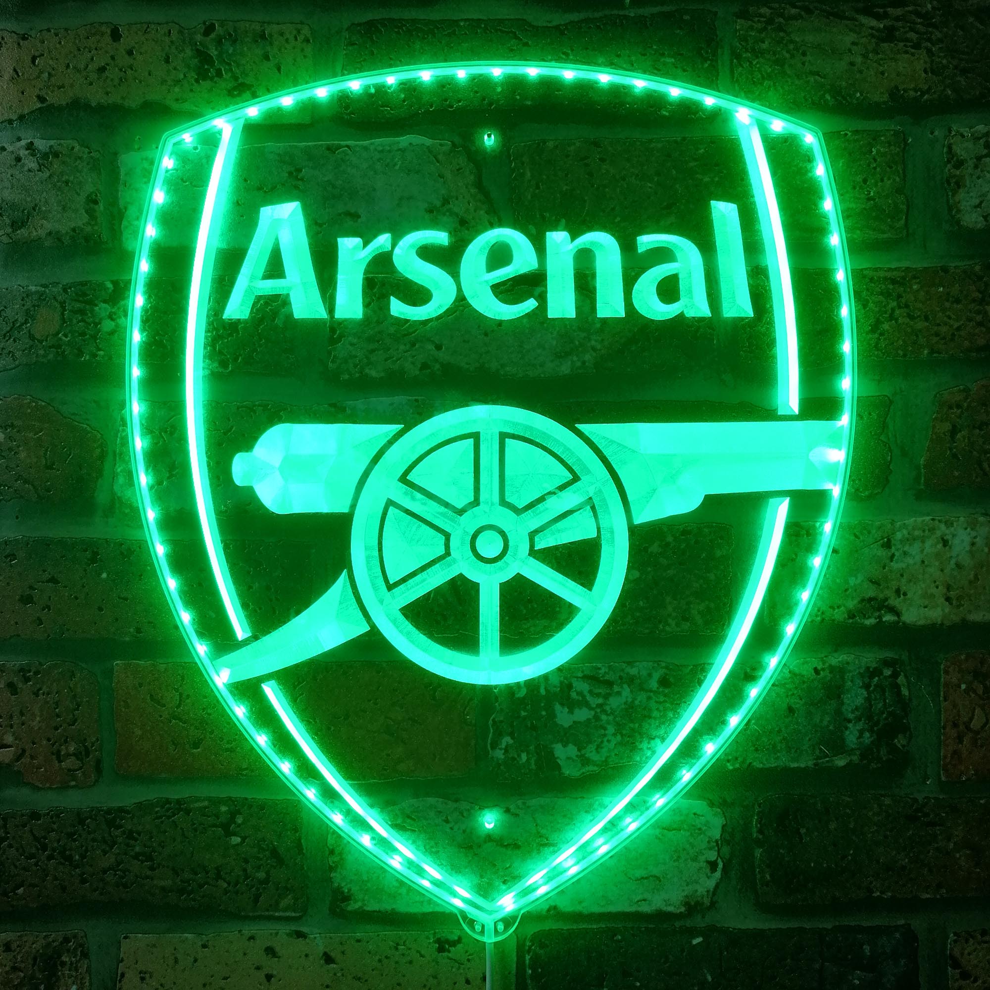 Arsenal F.C. Dynamic RGB Edge Lit LED Sign