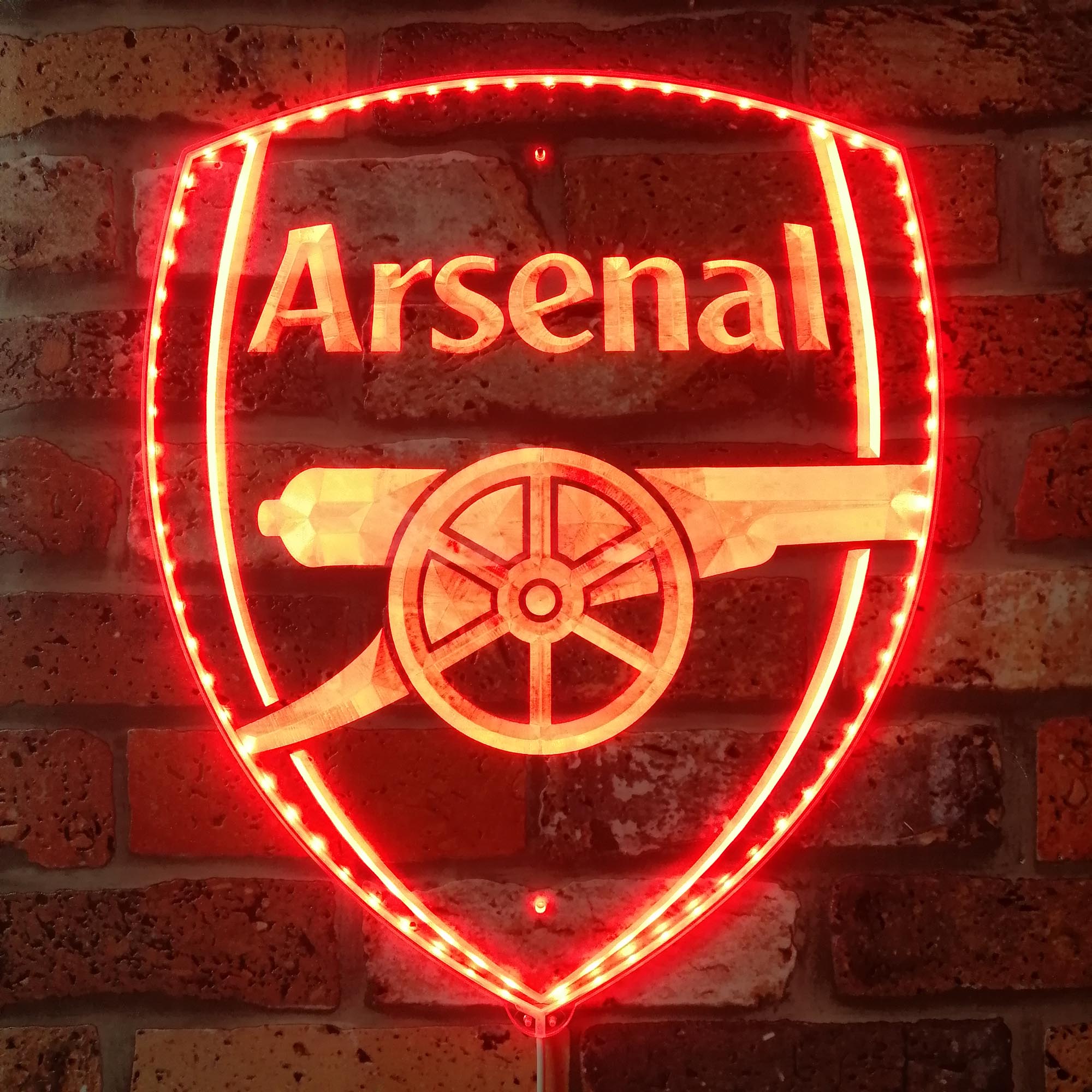 Arsenal F.C. Dynamic RGB Edge Lit LED Sign