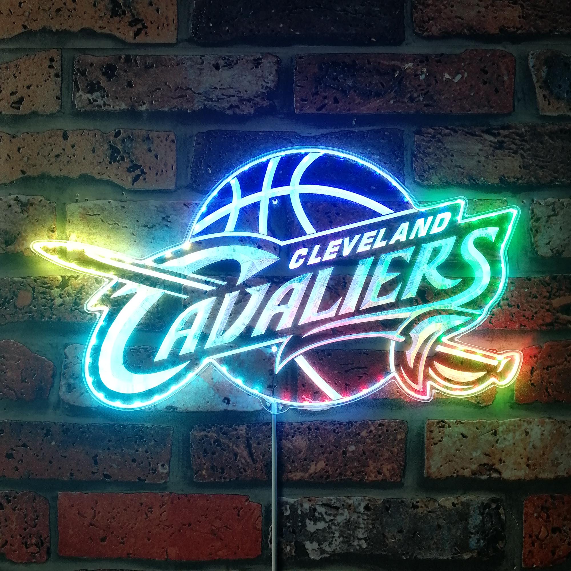Cleveland Cavaliers Dynamic RGB Edge Lit LED Sign