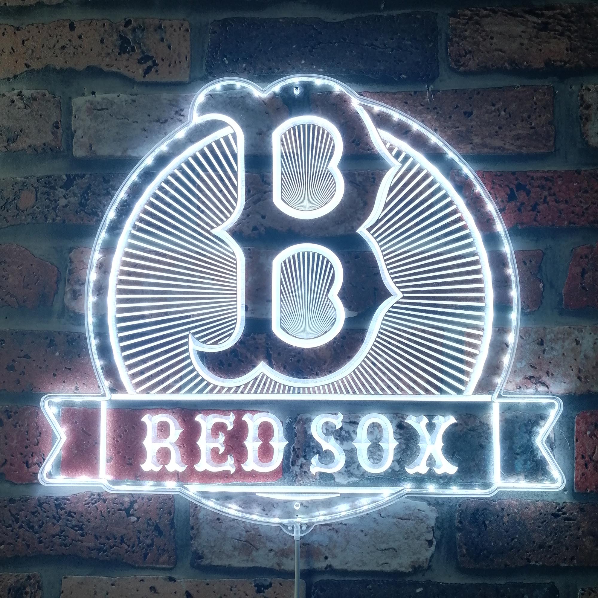 Boston Red Sox Dynamic RGB Edge Lit LED Sign