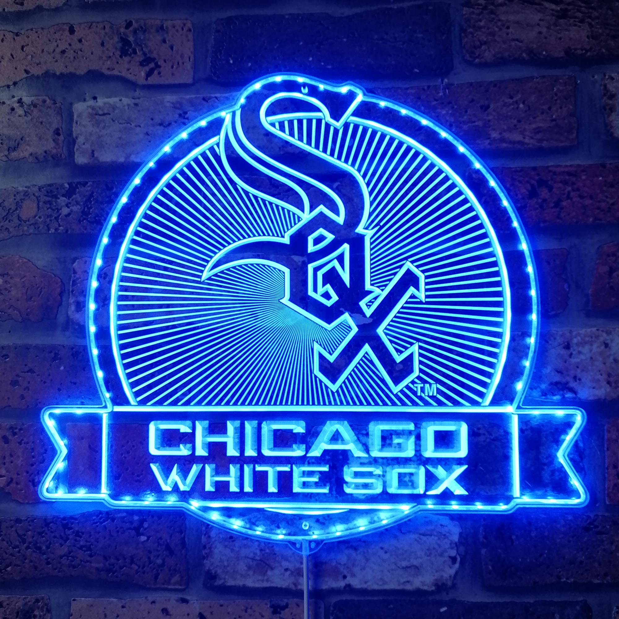 Chicago Red Sox Dynamic RGB Edge Lit LED Sign