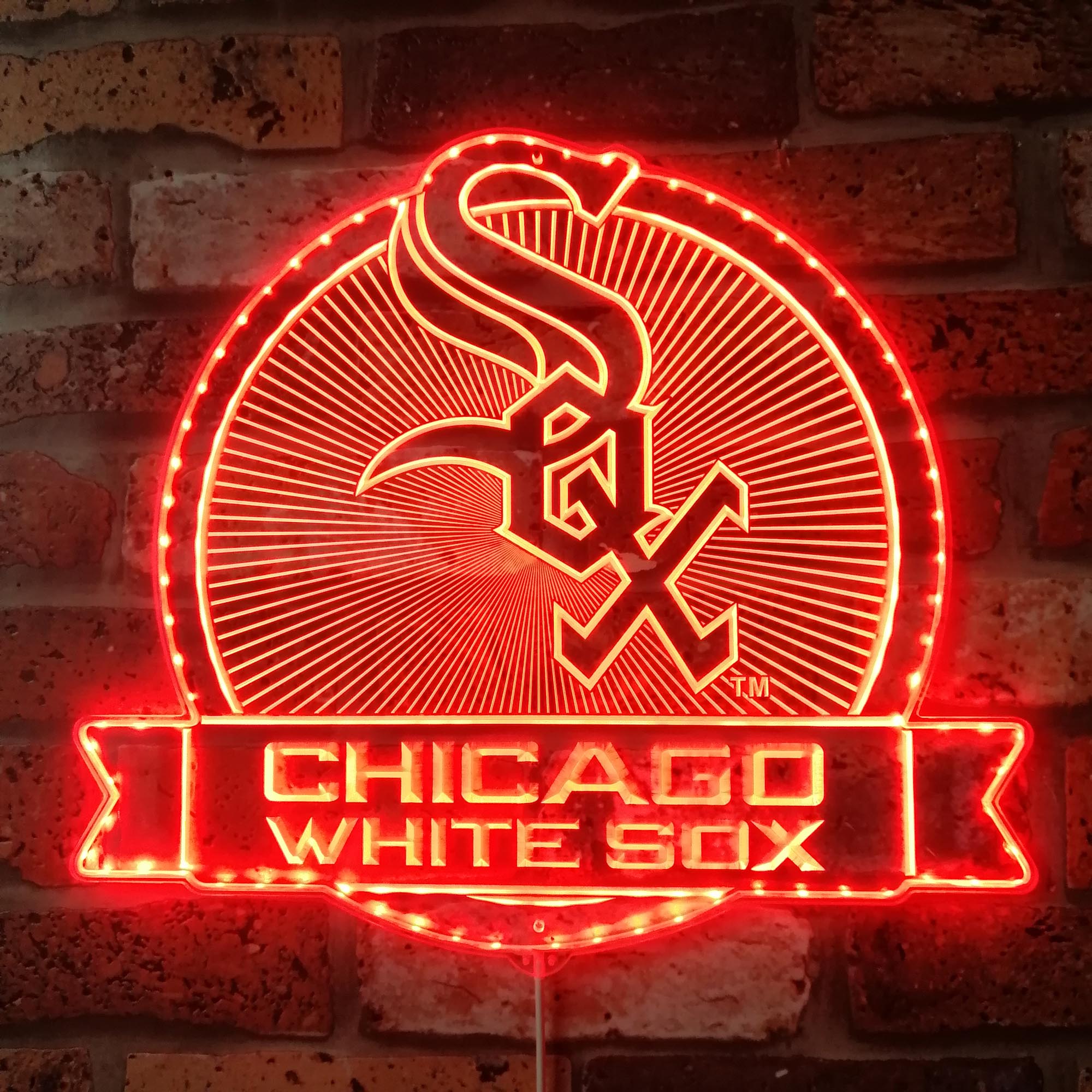 Chicago Red Sox Dynamic RGB Edge Lit LED Sign
