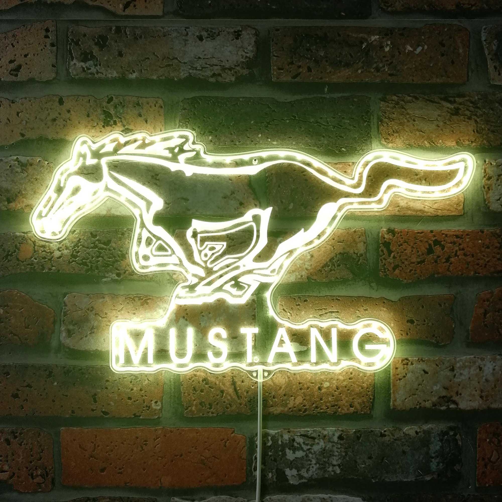 Mustang Dynamic RGB Edge Lit LED Sign