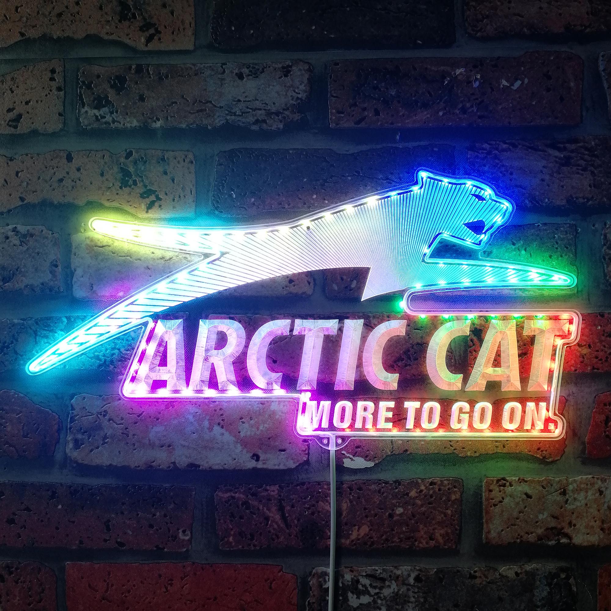 Arctic Cat Dynamic RGB Edge Lit LED Sign